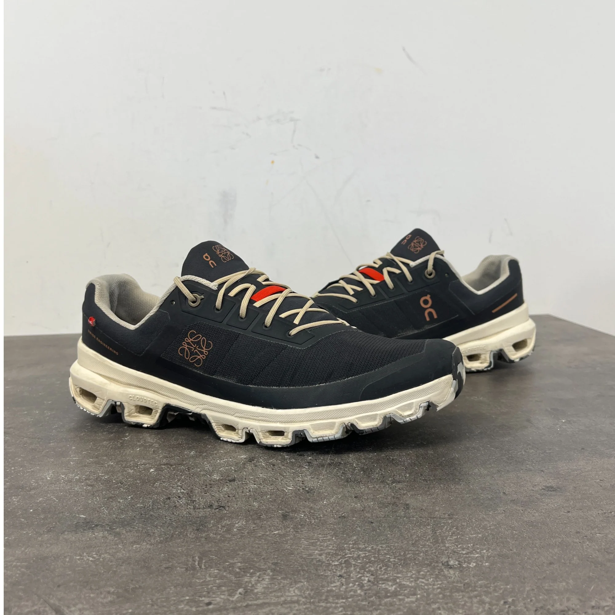Men's X On-Running Cloud-Venture Low Trainers Charcoal Size EU 45 / UK 11 - Image 12
