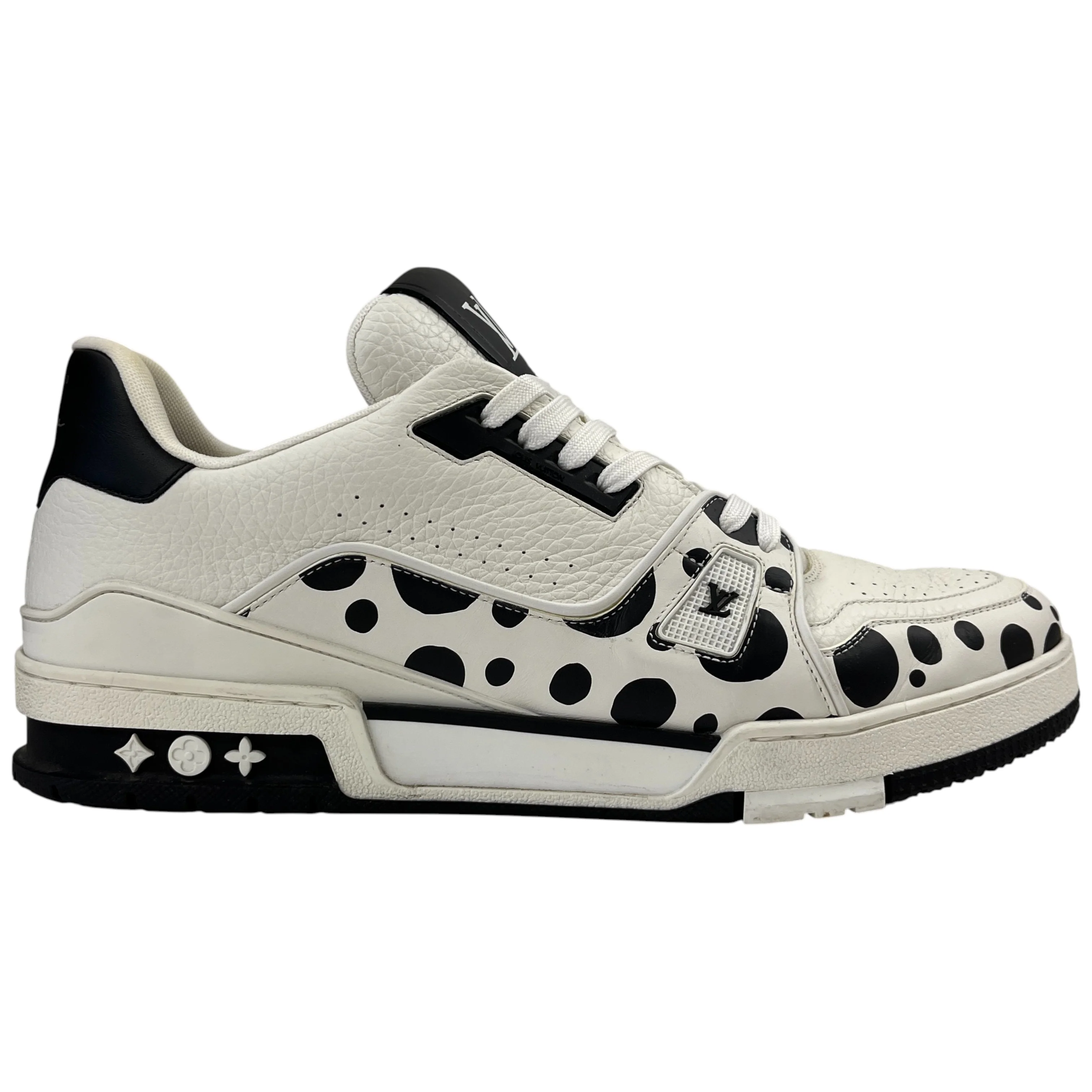 Men's X Yayoi Kusama Lv Low Trainers White Size EU 45 / UK 11
