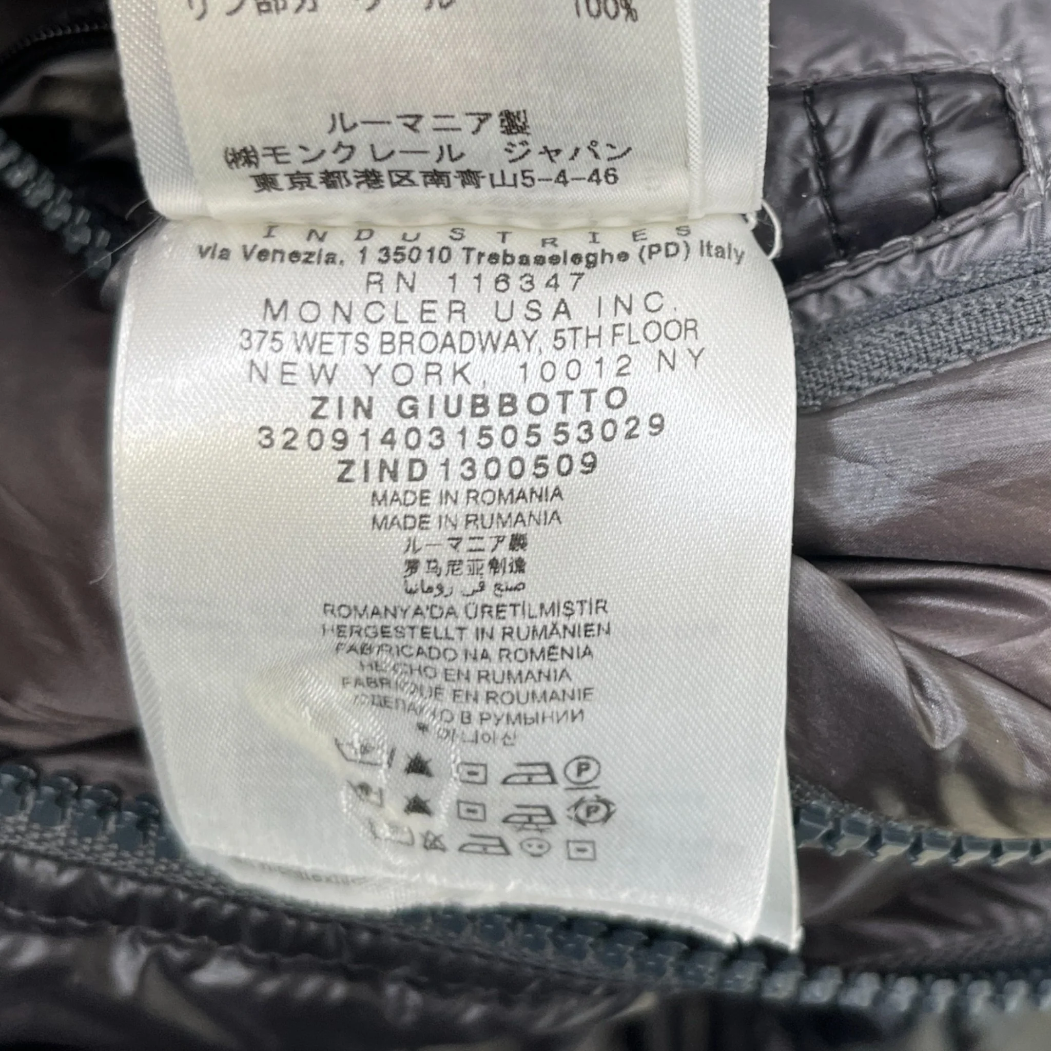 Men's Zin Down Jacket Black Size 0/XS - Image 8