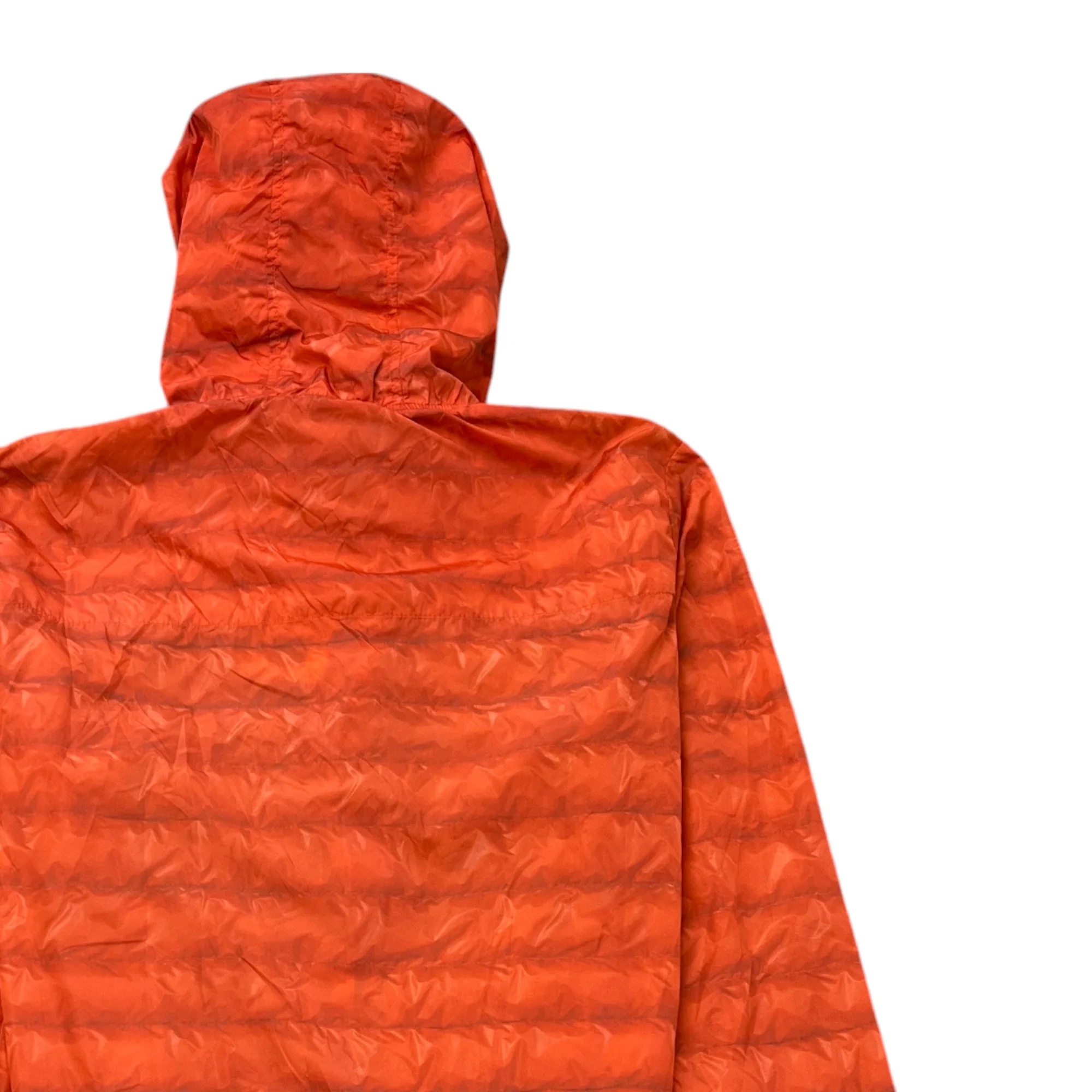 Men's Zip Up Windbreaker Orange Size 3 / L - Image 4