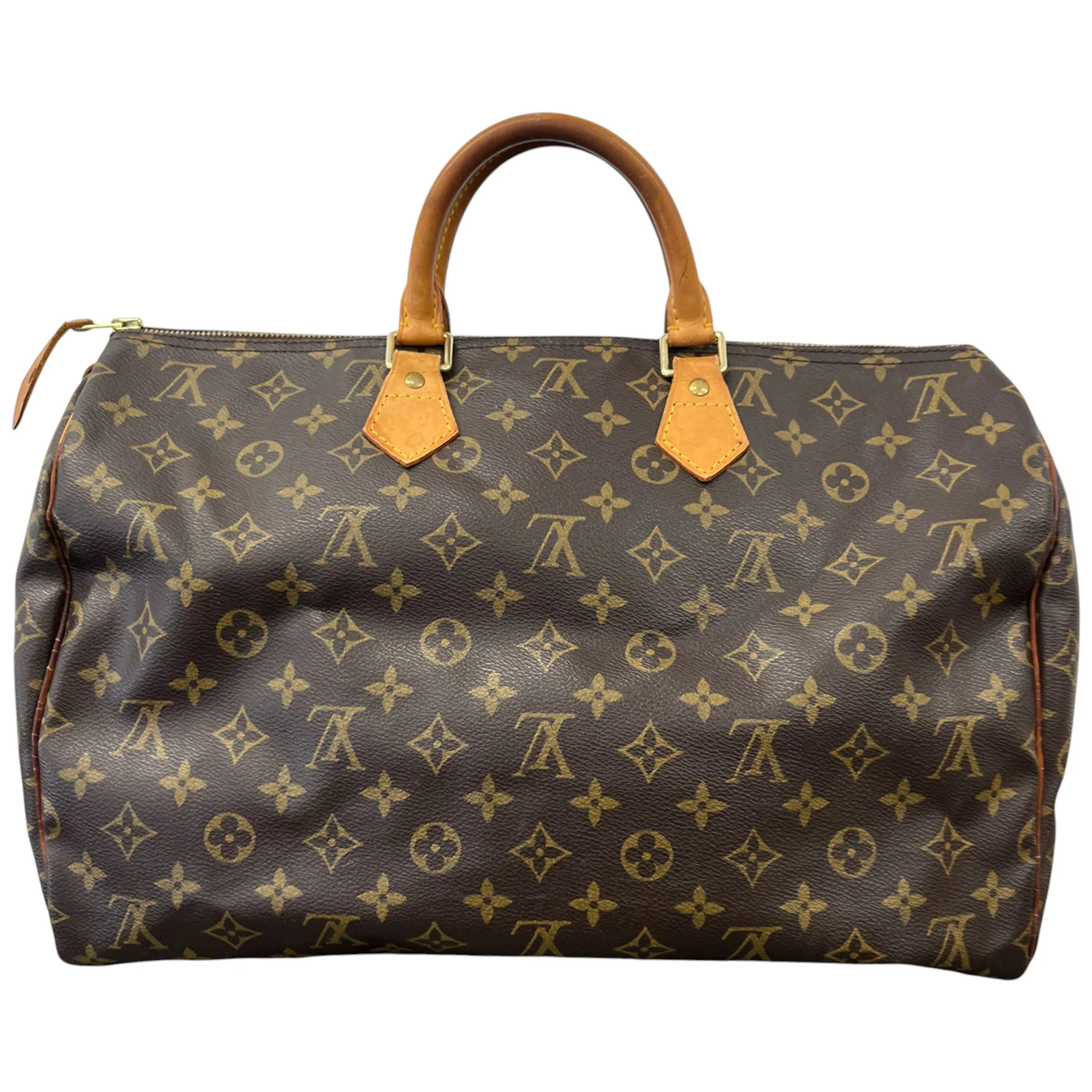 Monogram Canvas Speedy 40 Bag Brown - Image 4