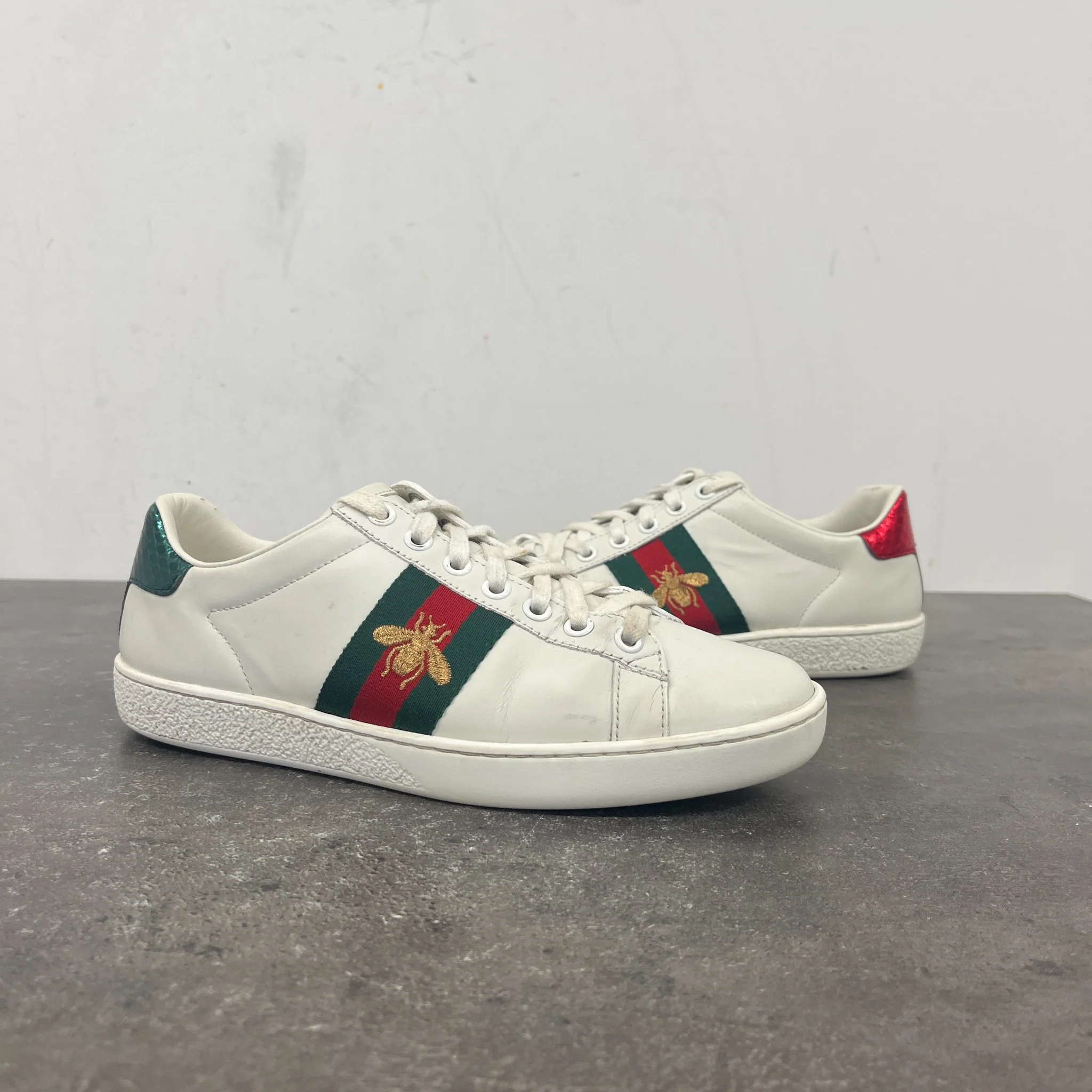 Women's Ace Stripe Low Trainers White Size EU 35.5 / UK 2.5 - Image 12