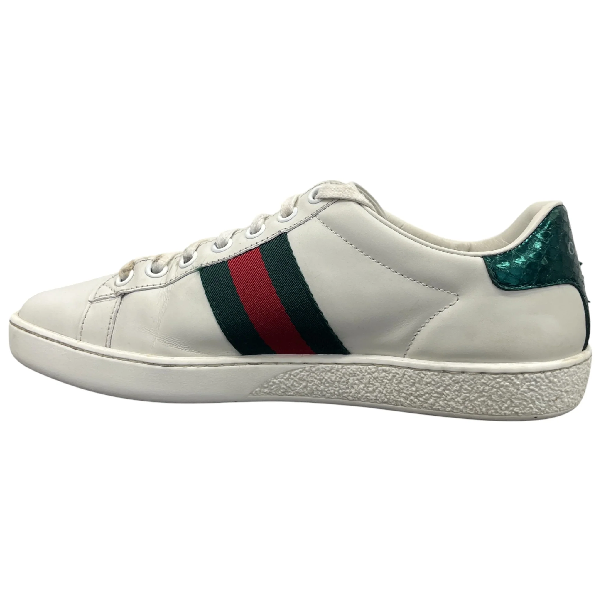 Women's Ace Stripe Low Trainers White Size EU 35.5 / UK 2.5 - Image 2
