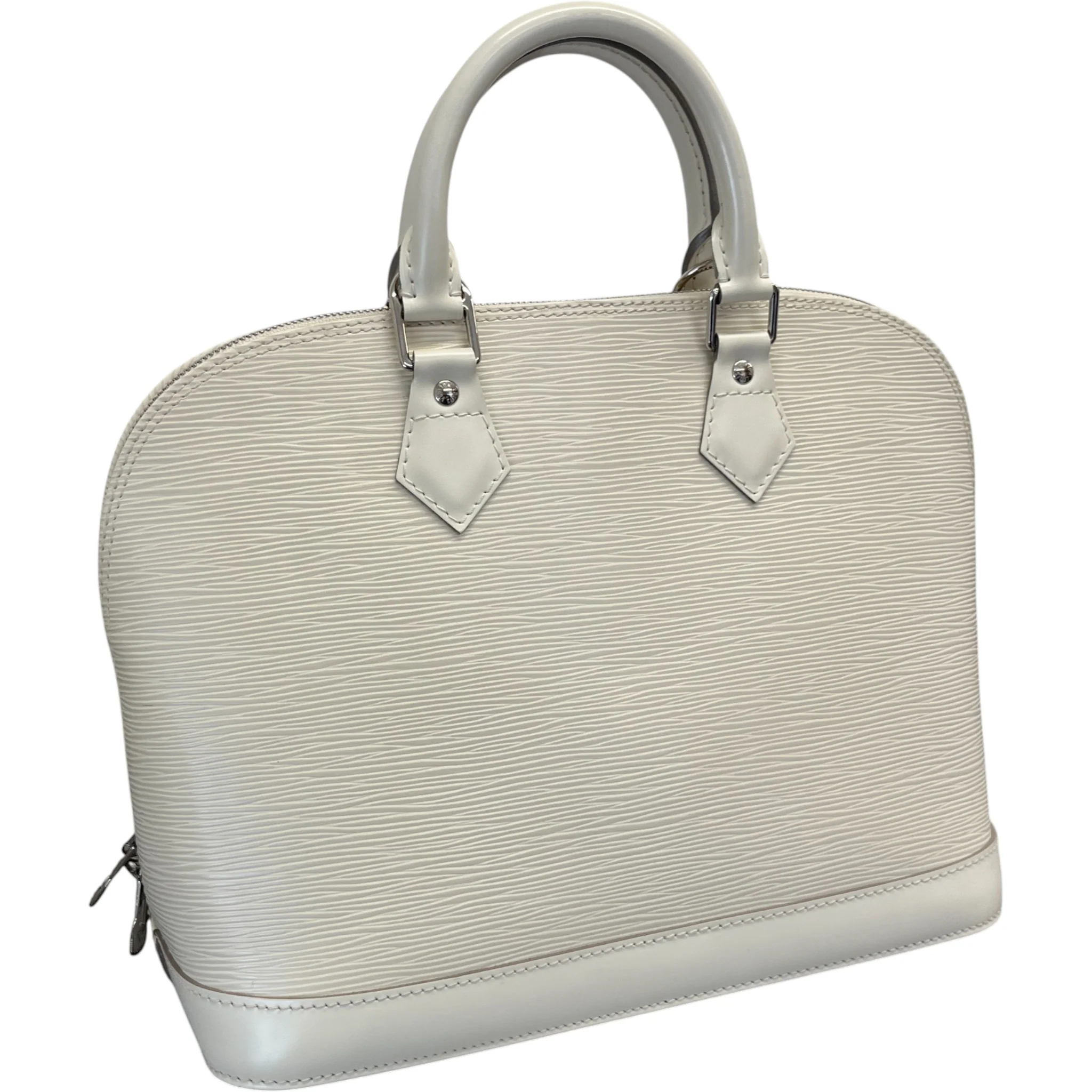 Women's Alma Pm Epi Bag White - Image 8