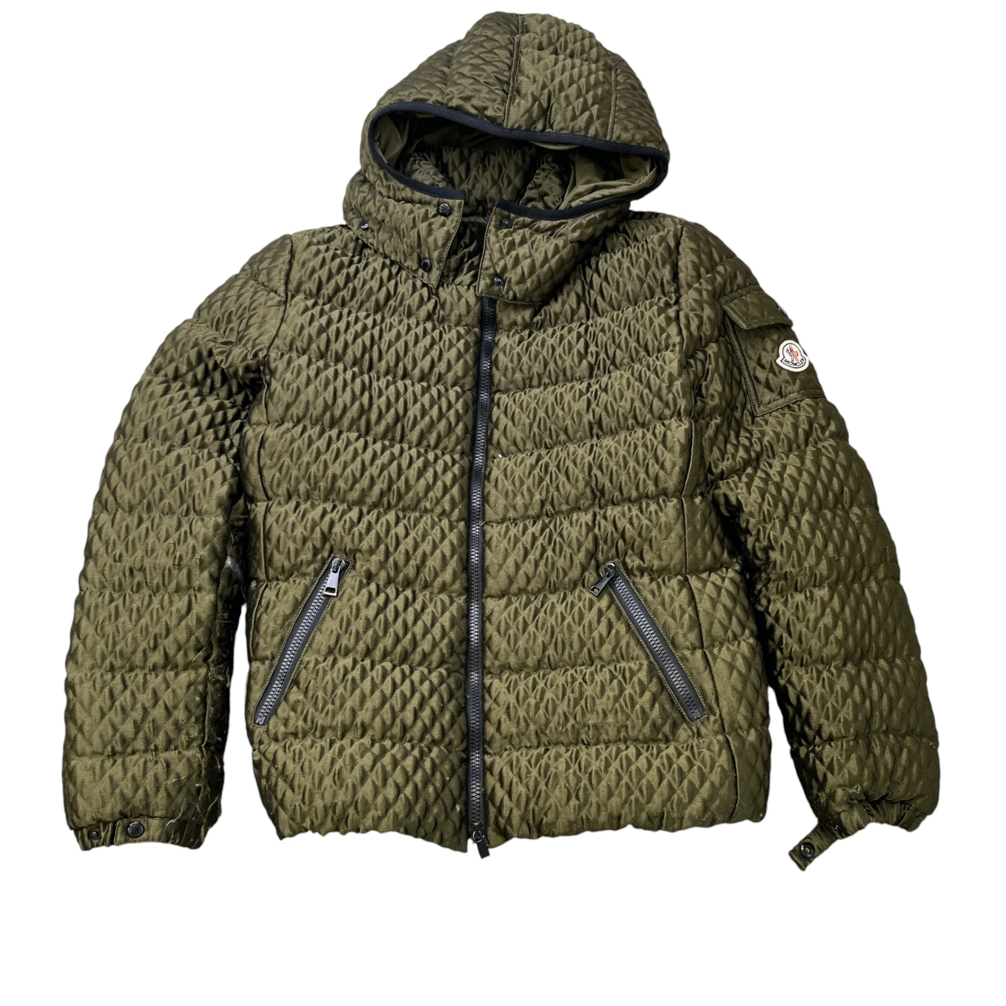 Women's Bady Down Jacket Khaki Size 3 / UK 14