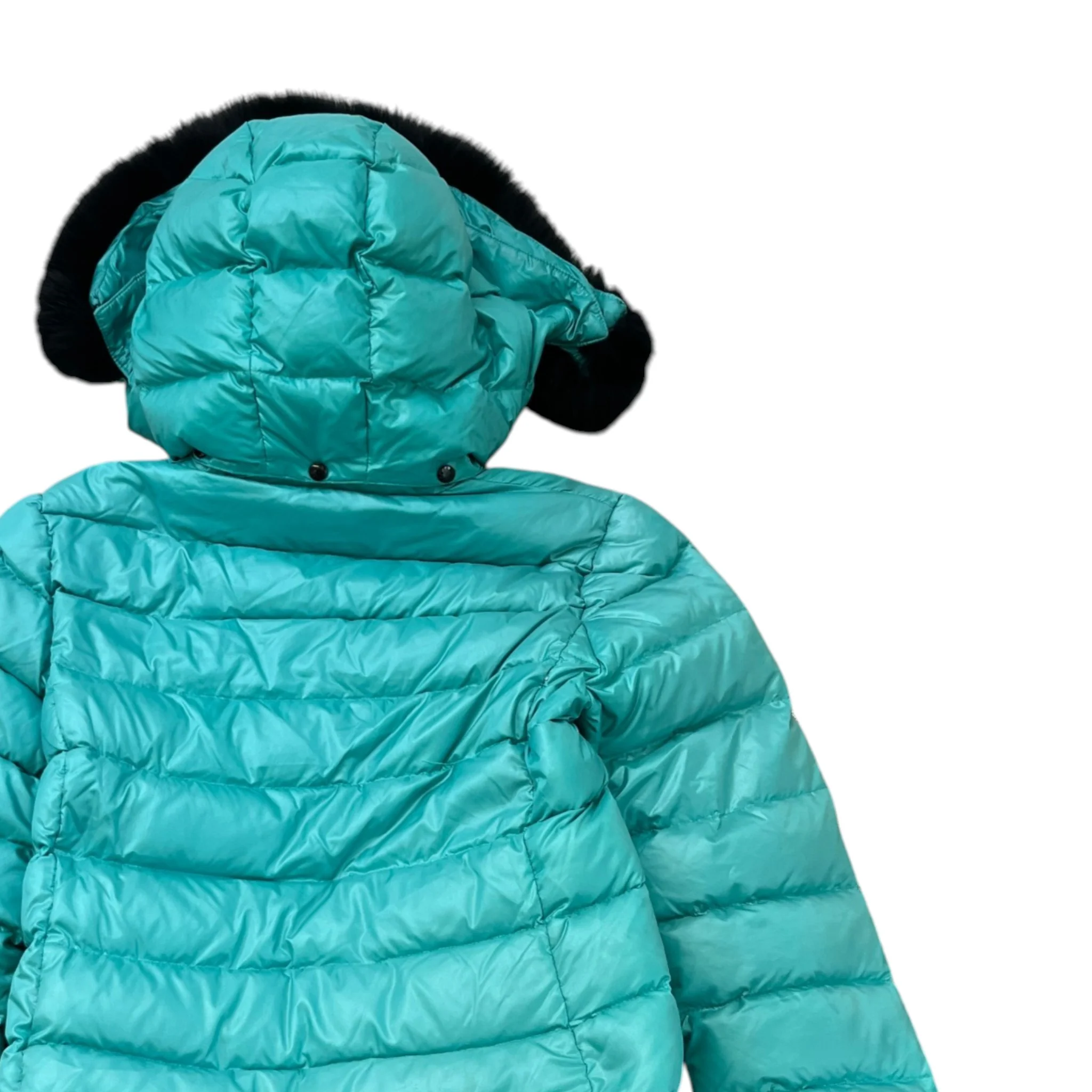 Women's Badyfur Down Jacket Blue Size 2 / UK 12 - Image 4