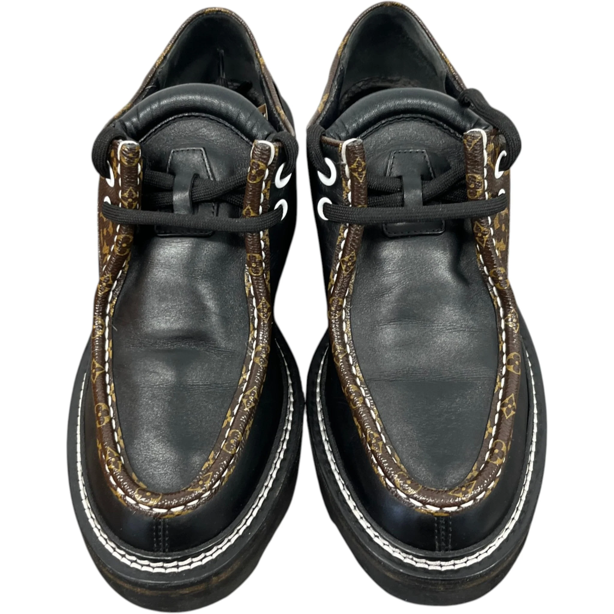 Women's Beaubourg Lace Ups Loafers Black Size EU 39 / UK 6 - Image 6