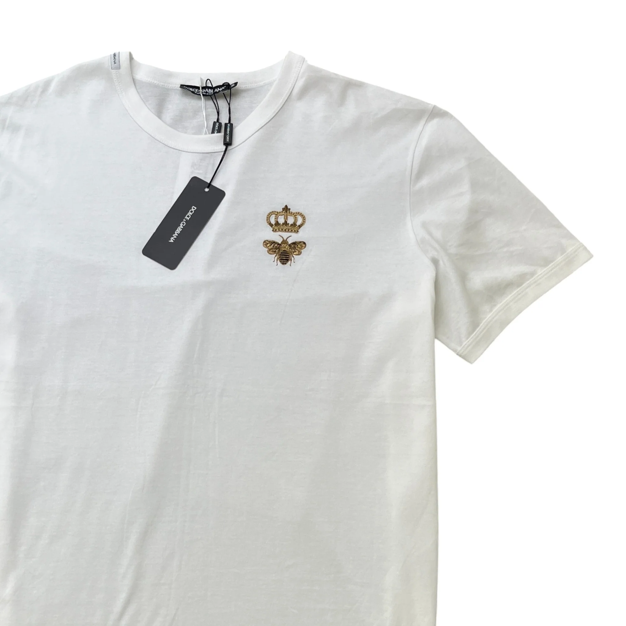 Women's Bee Crown Logo T-Shirt White Size XXXL - Image 3