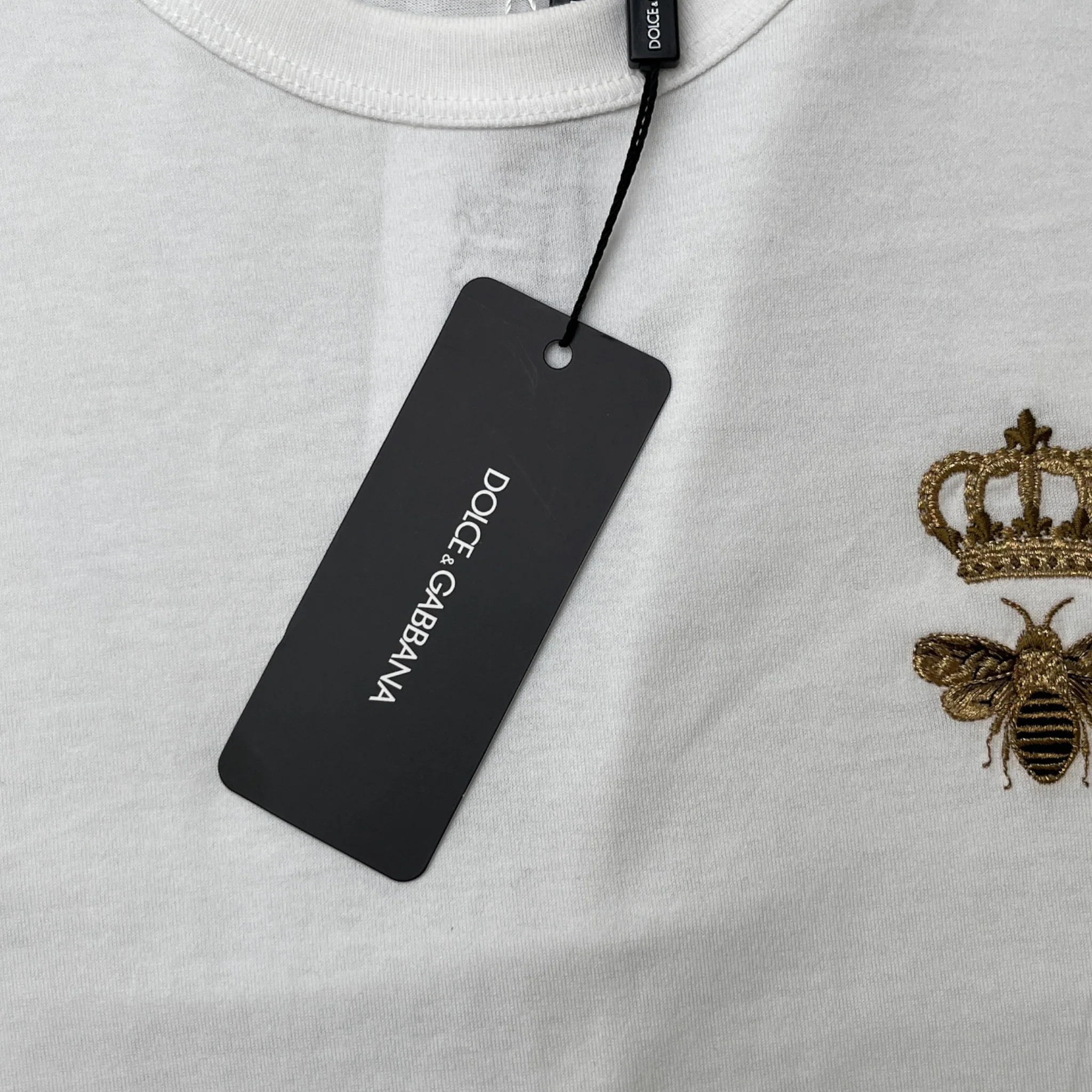 Women's Bee Crown Logo T-Shirt White Size XXXL - Image 6