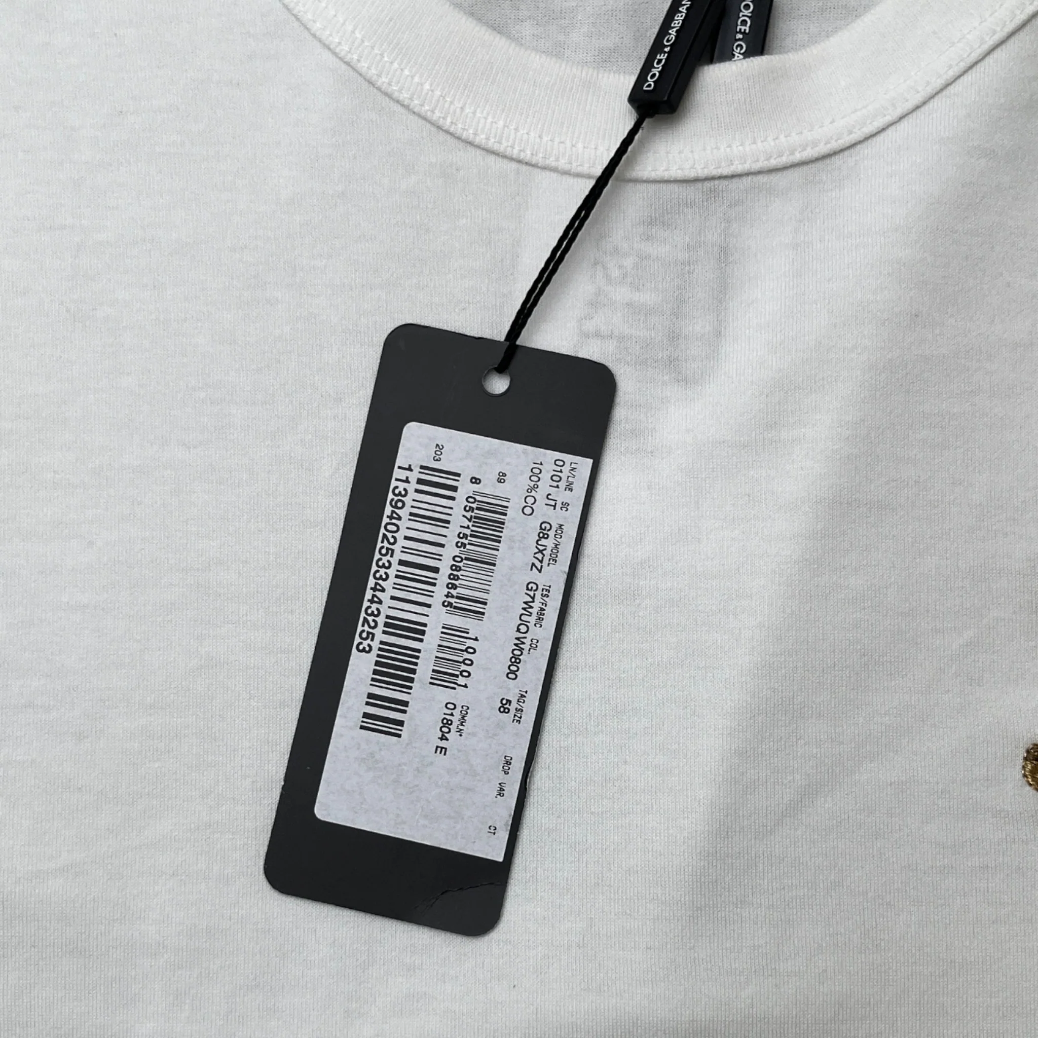 Women's Bee Crown Logo T-Shirt White Size XXXL - Image 7