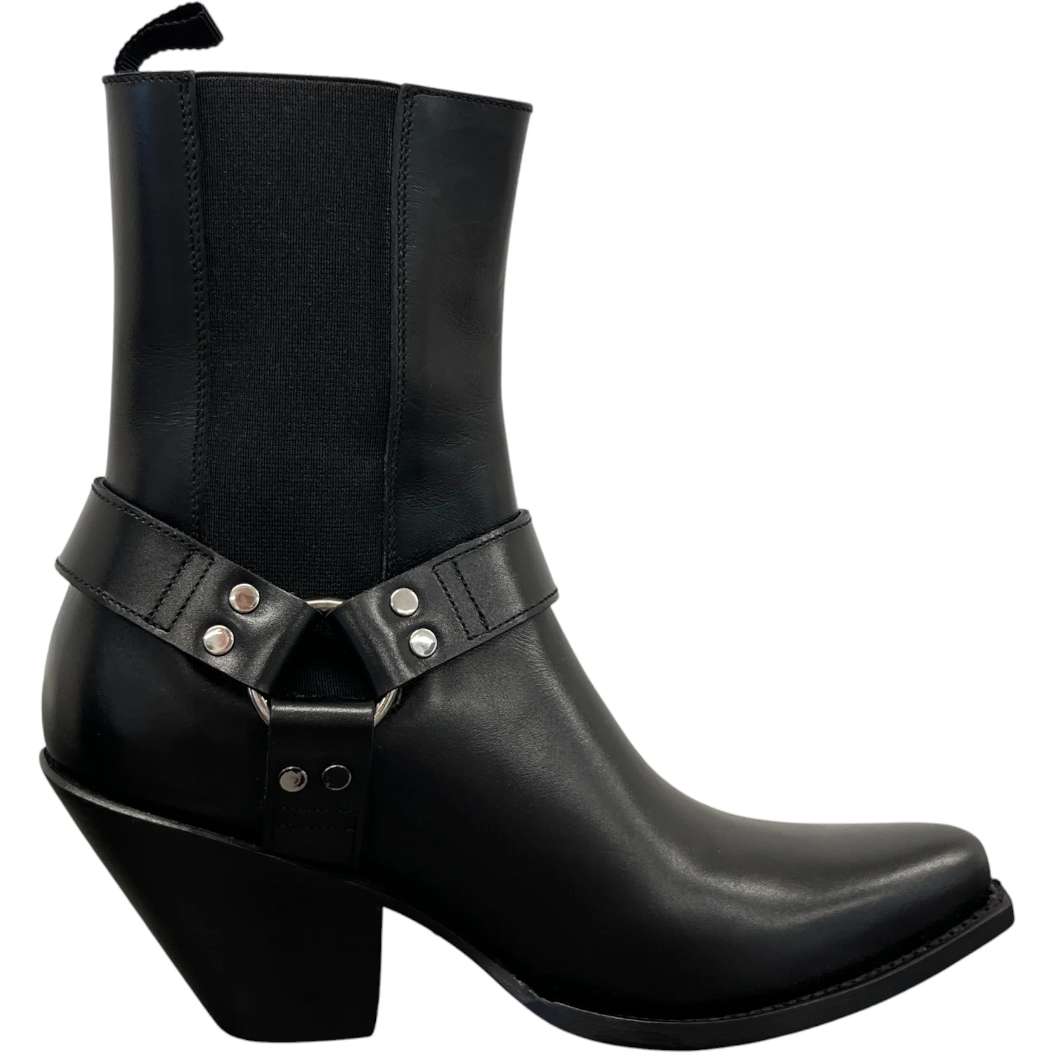 Women's Berlin Calfskin Boots Black Size EU 35 / UK 2 - Image 4