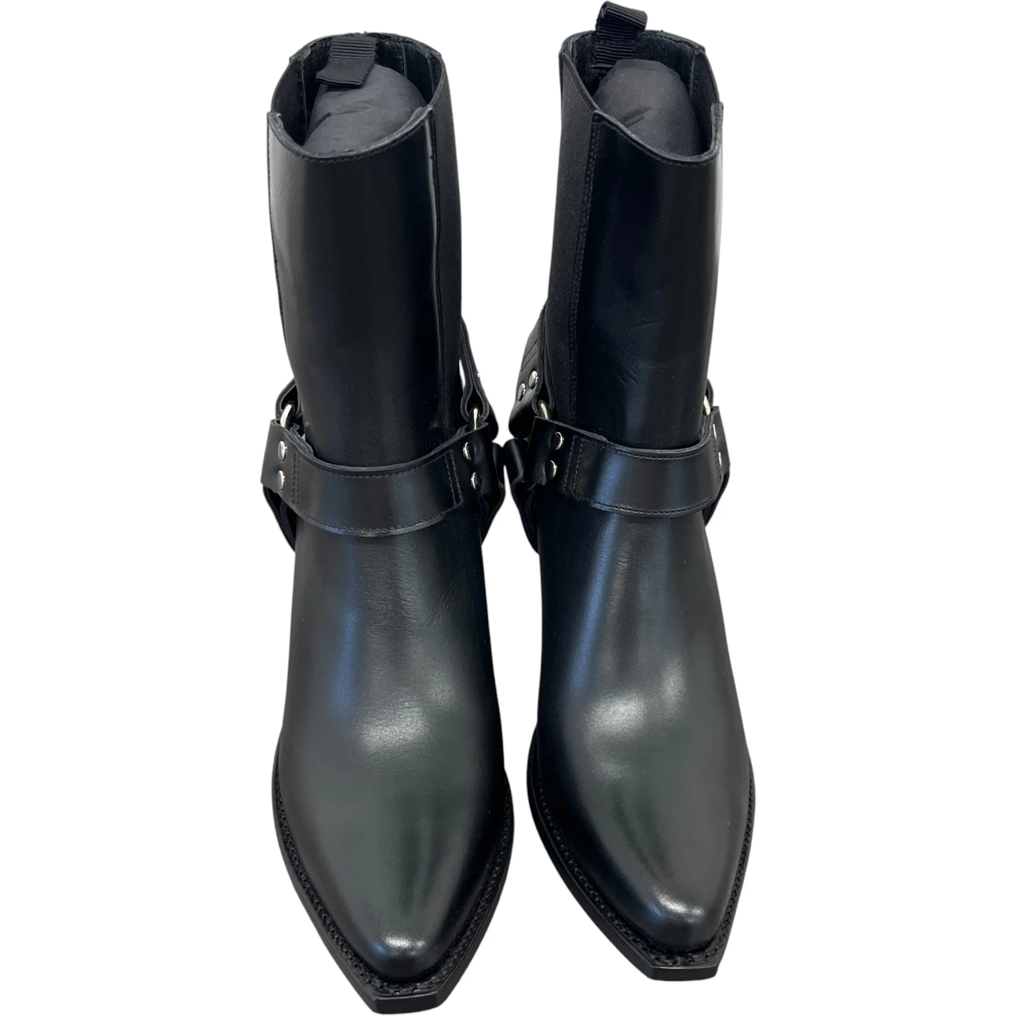 Women's Berlin Calfskin Boots Black Size EU 35 / UK 2 - Image 6