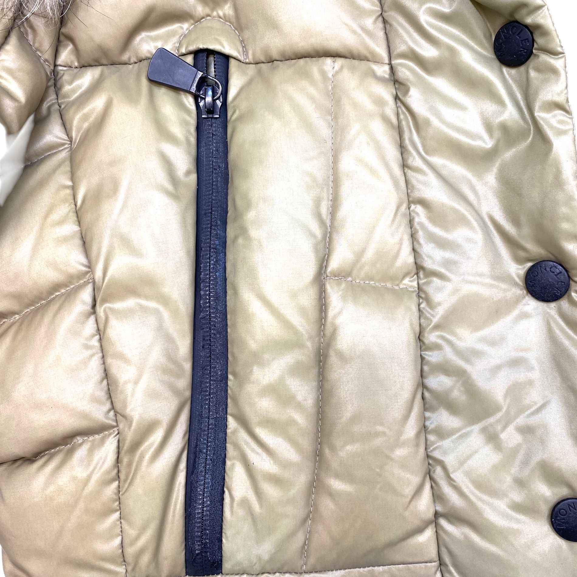 Women's Bever Down Jacket Gold Size 3 / UK 14 - Image 10