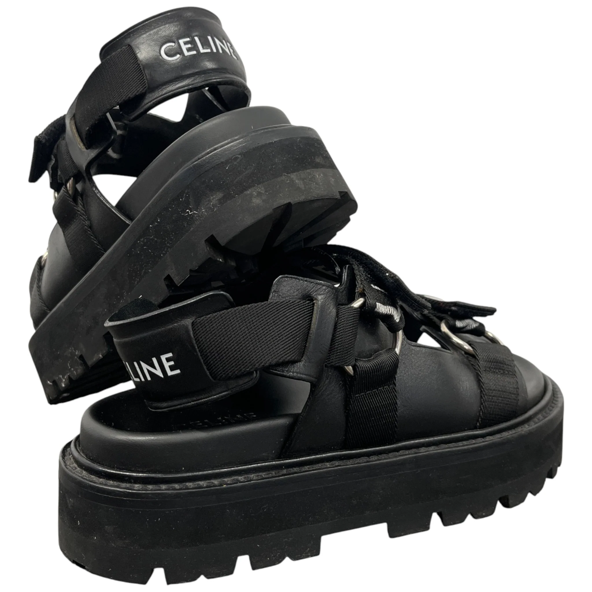 Women's Bulky Logo Sandals Black Size EU 38 / UK 5 - Image 10