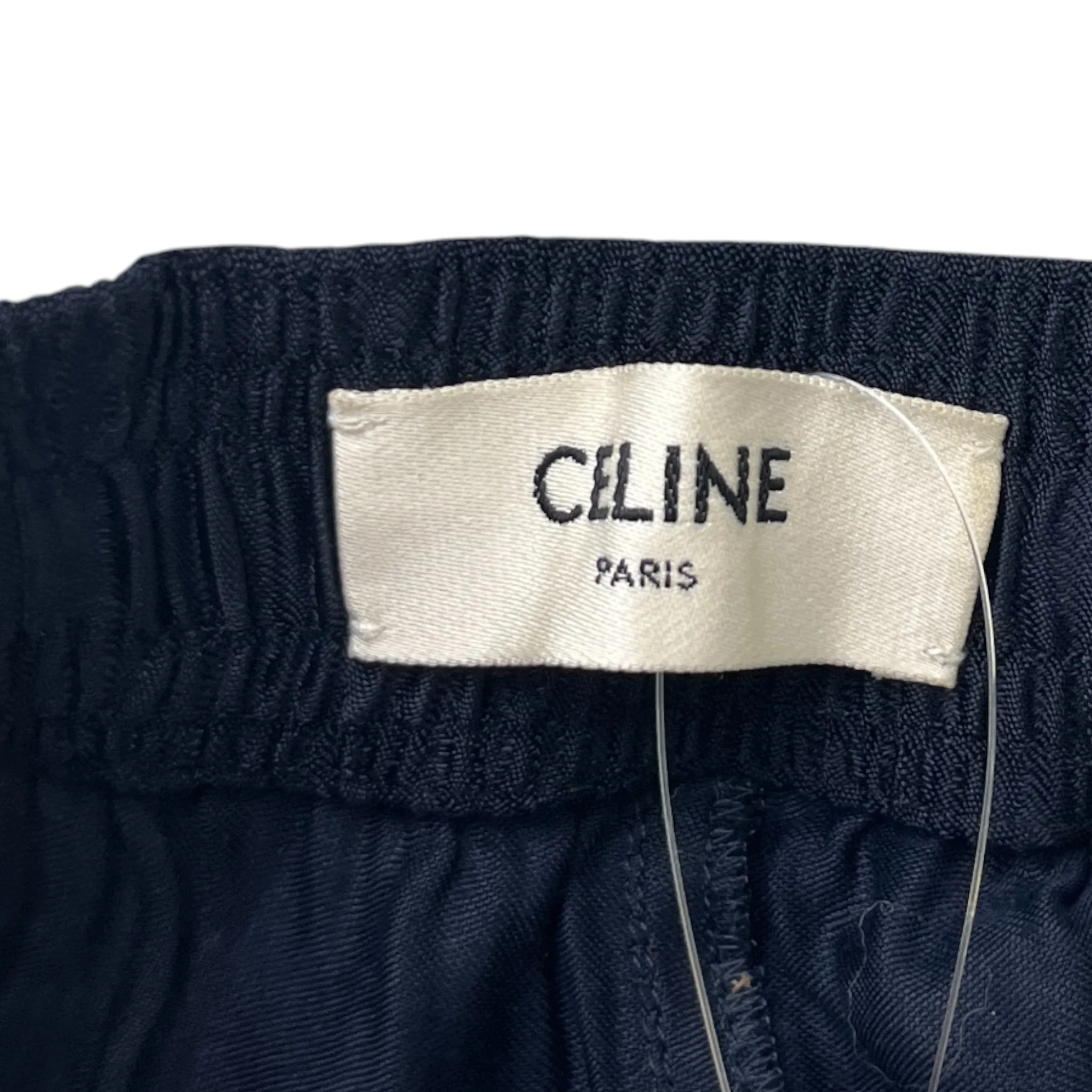 Women's C Logo Stripe Joggers Navy Size Waist 38" - Image 7