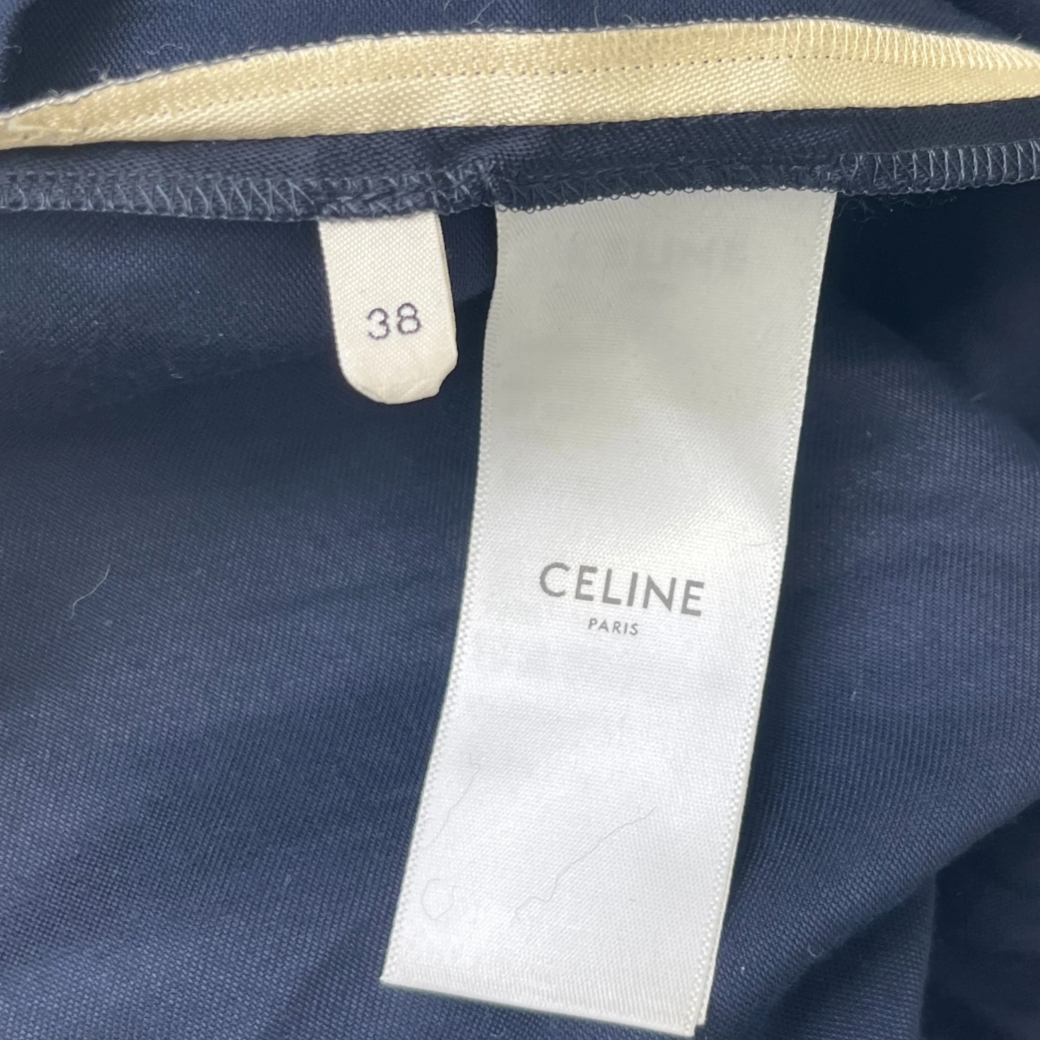 Women's C Logo Stripe Joggers Navy Size Waist 38" - Image 8