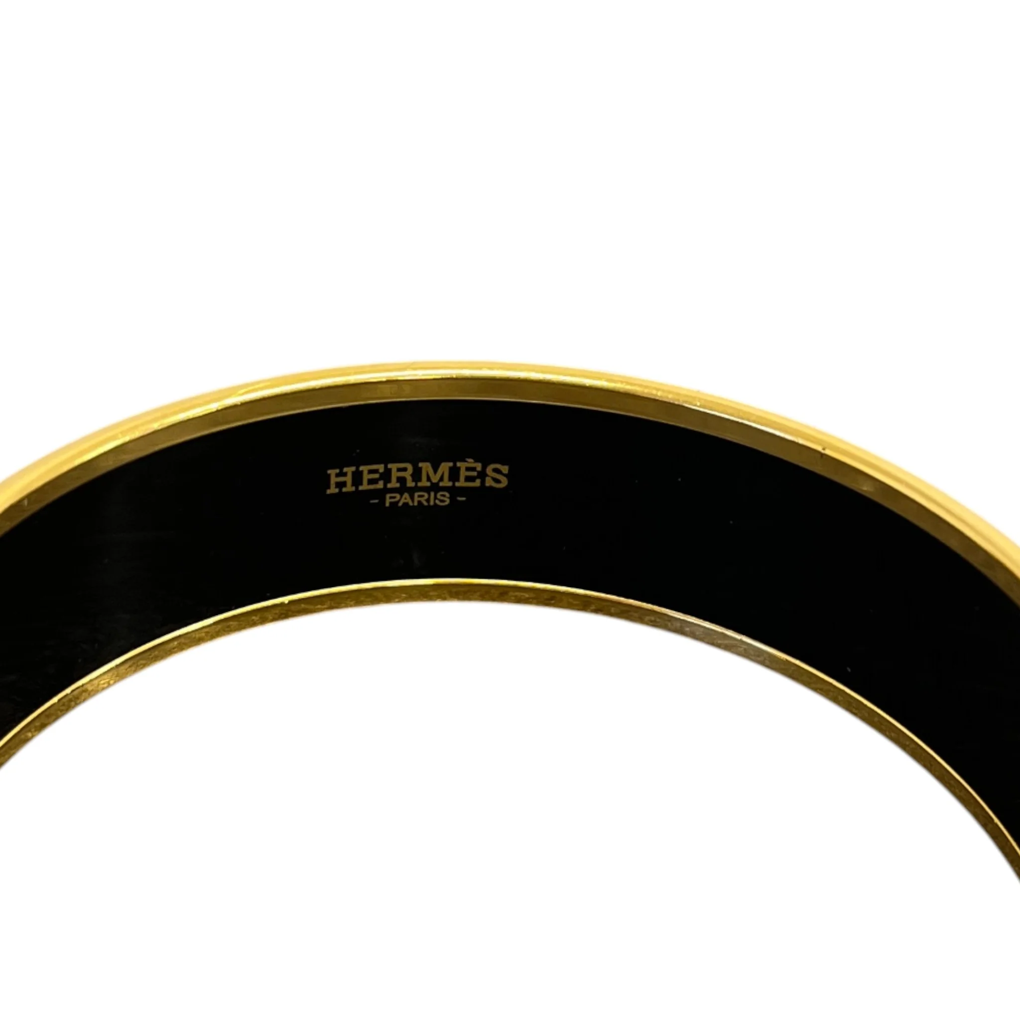 Women's Calèche Enamel Bangle Bracelet Gold - Image 5