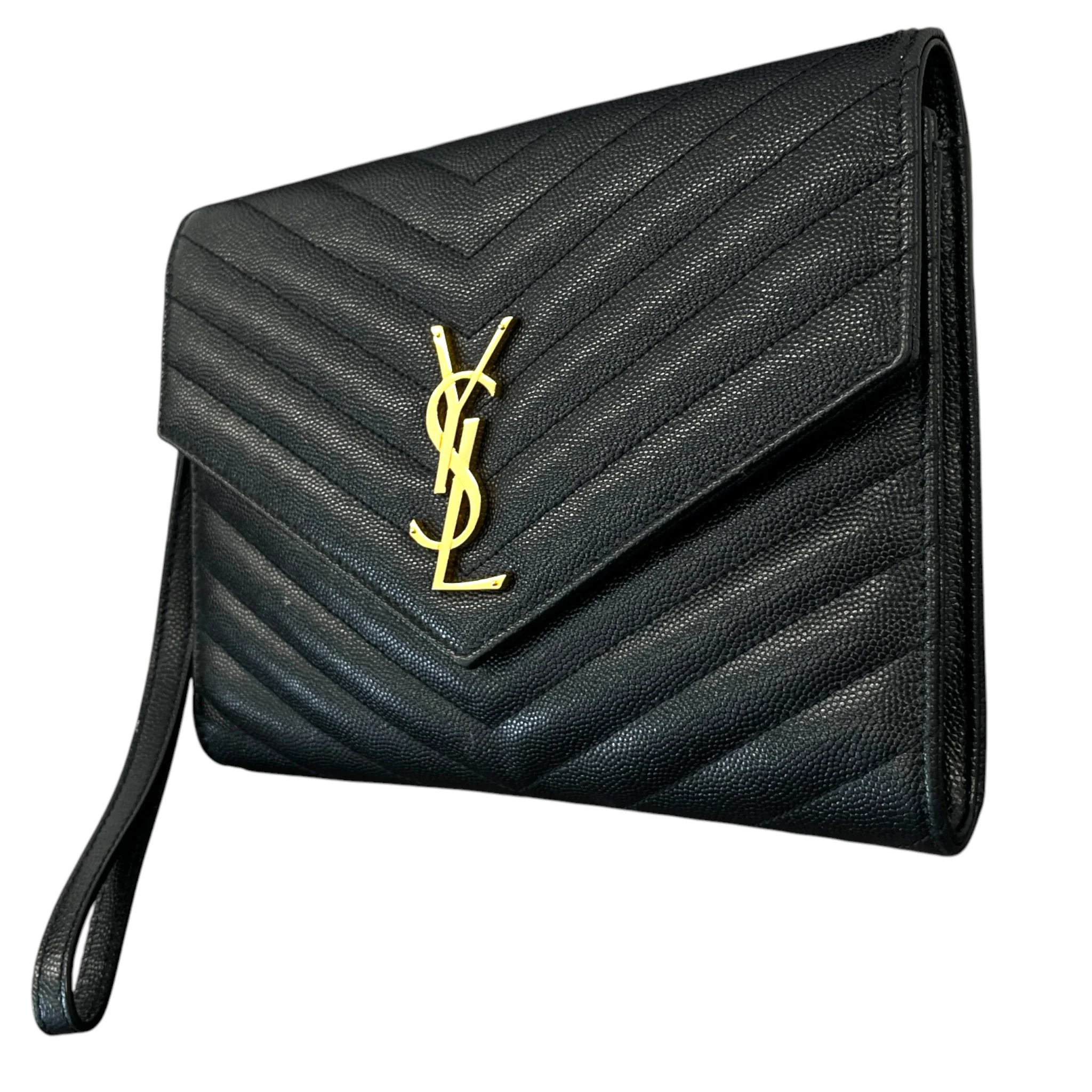 Women's Cassandre Matelassé Pouch Black - Image 4