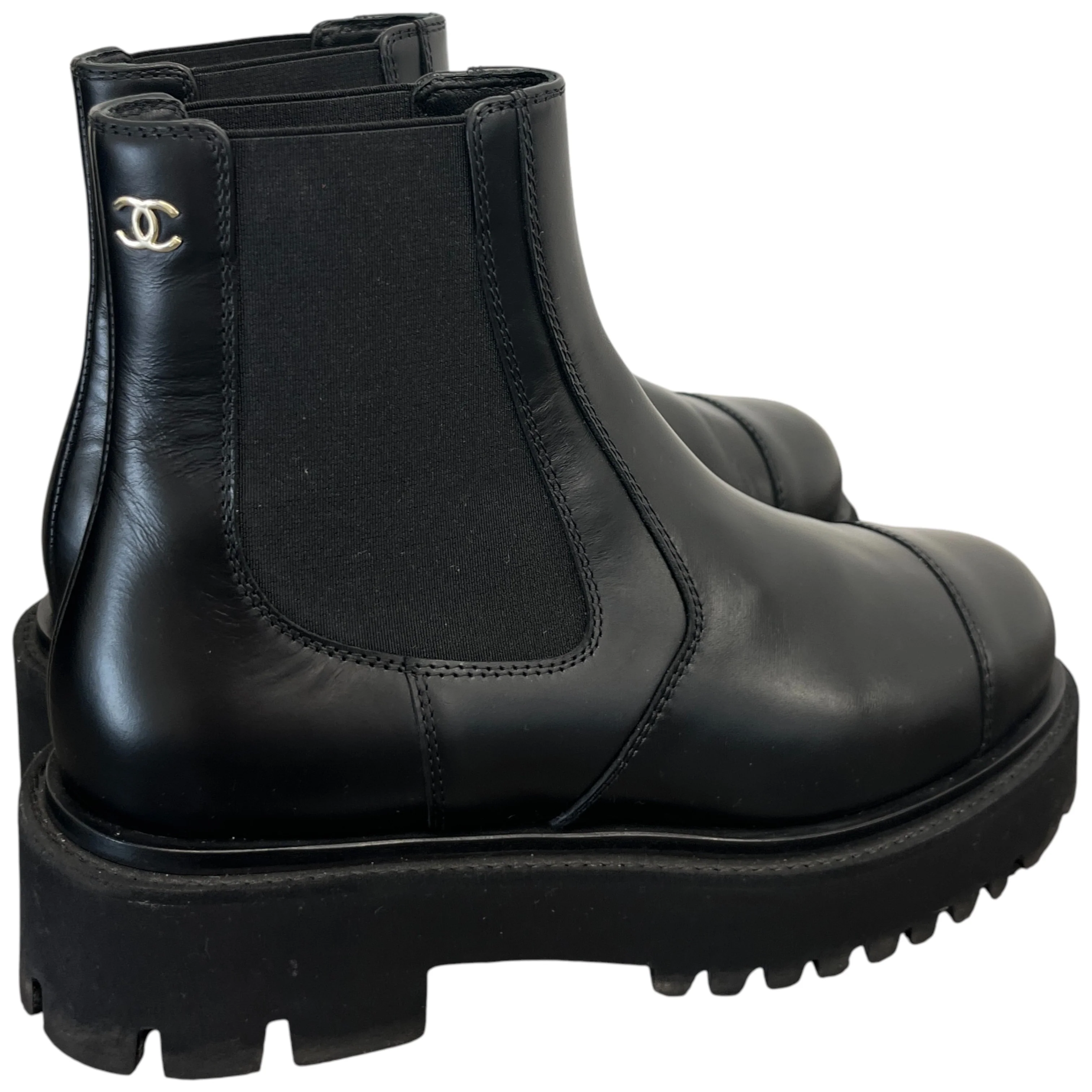 Women's Cc Ankle Chelsea Boots Black Size EU 38.5 / UK 5.5 - Image 8