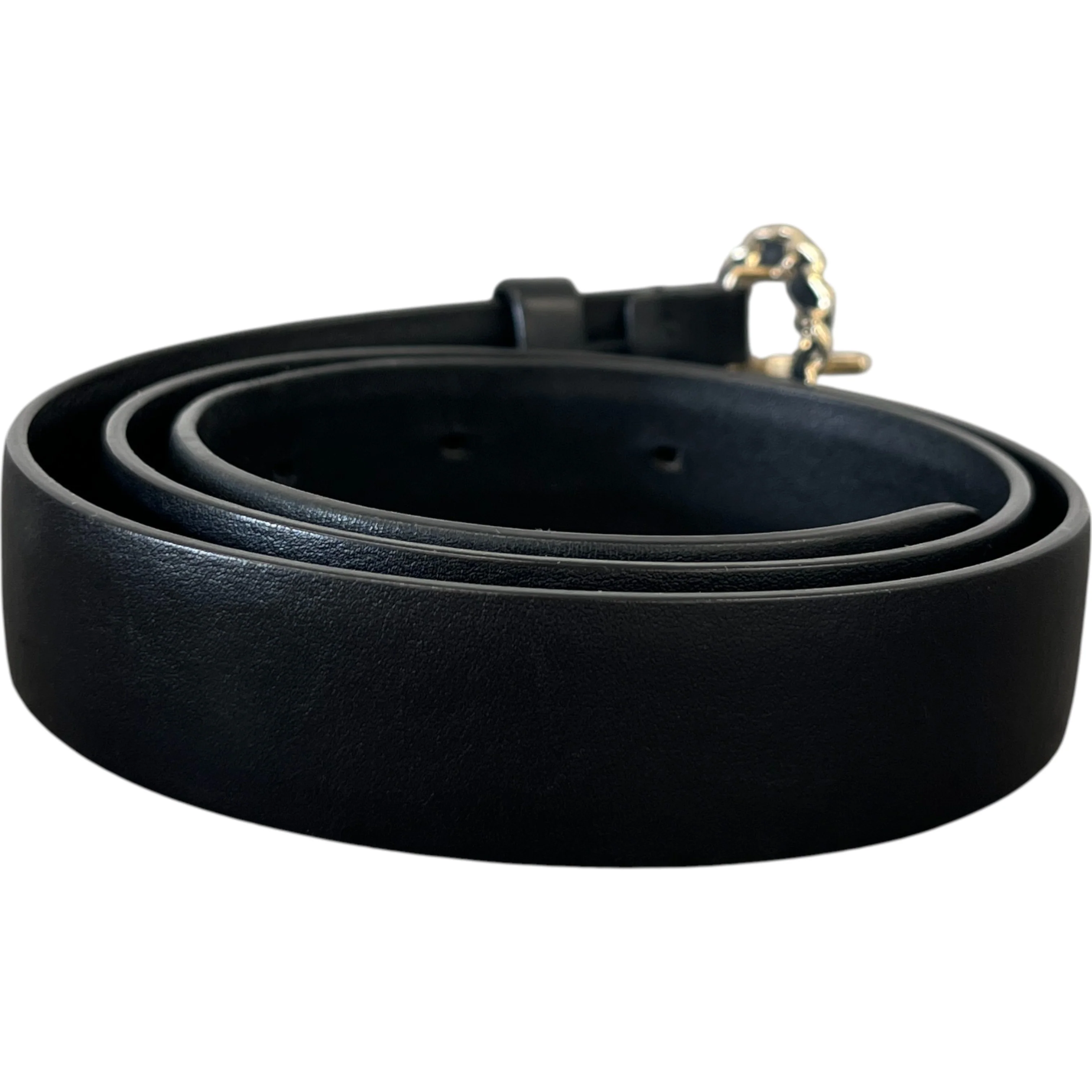Women's Cc Logo Belt Black Size 80CM / UK 8 - Image 2