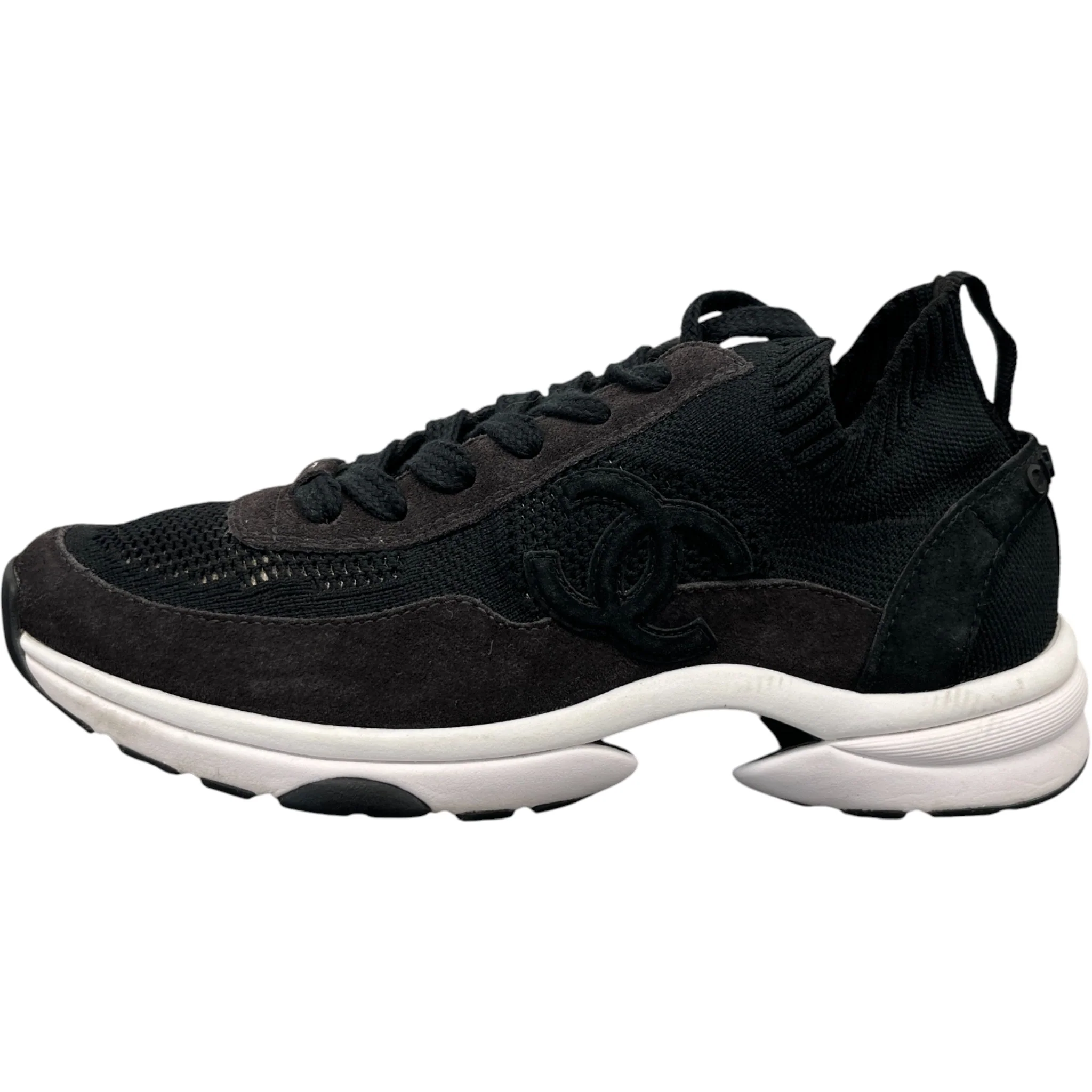 Women's Cc Logo Low Trainers Black Size EU 39 / UK 6 - Image 5