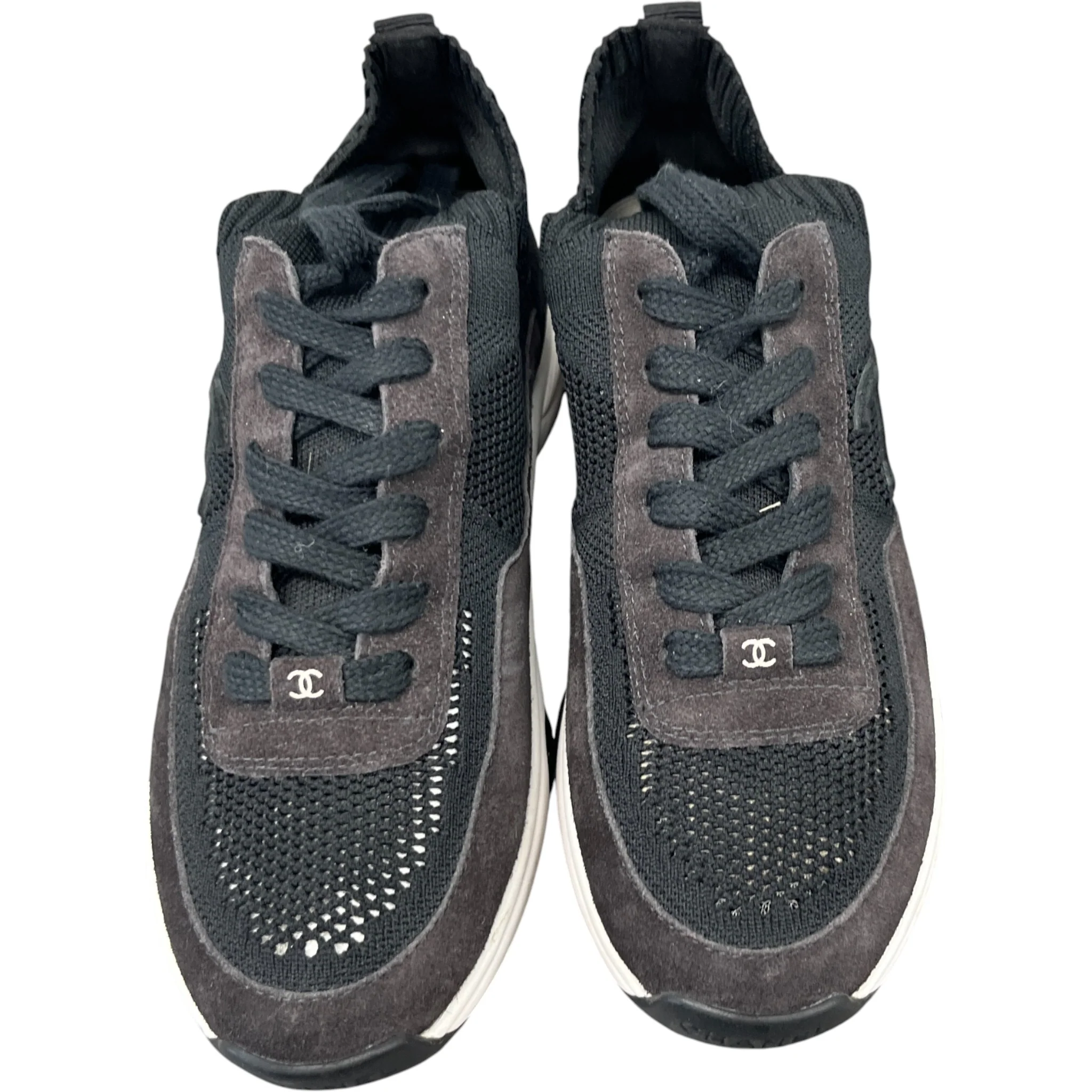 Women's Cc Logo Low Trainers Black Size EU 39 / UK 6 - Image 6