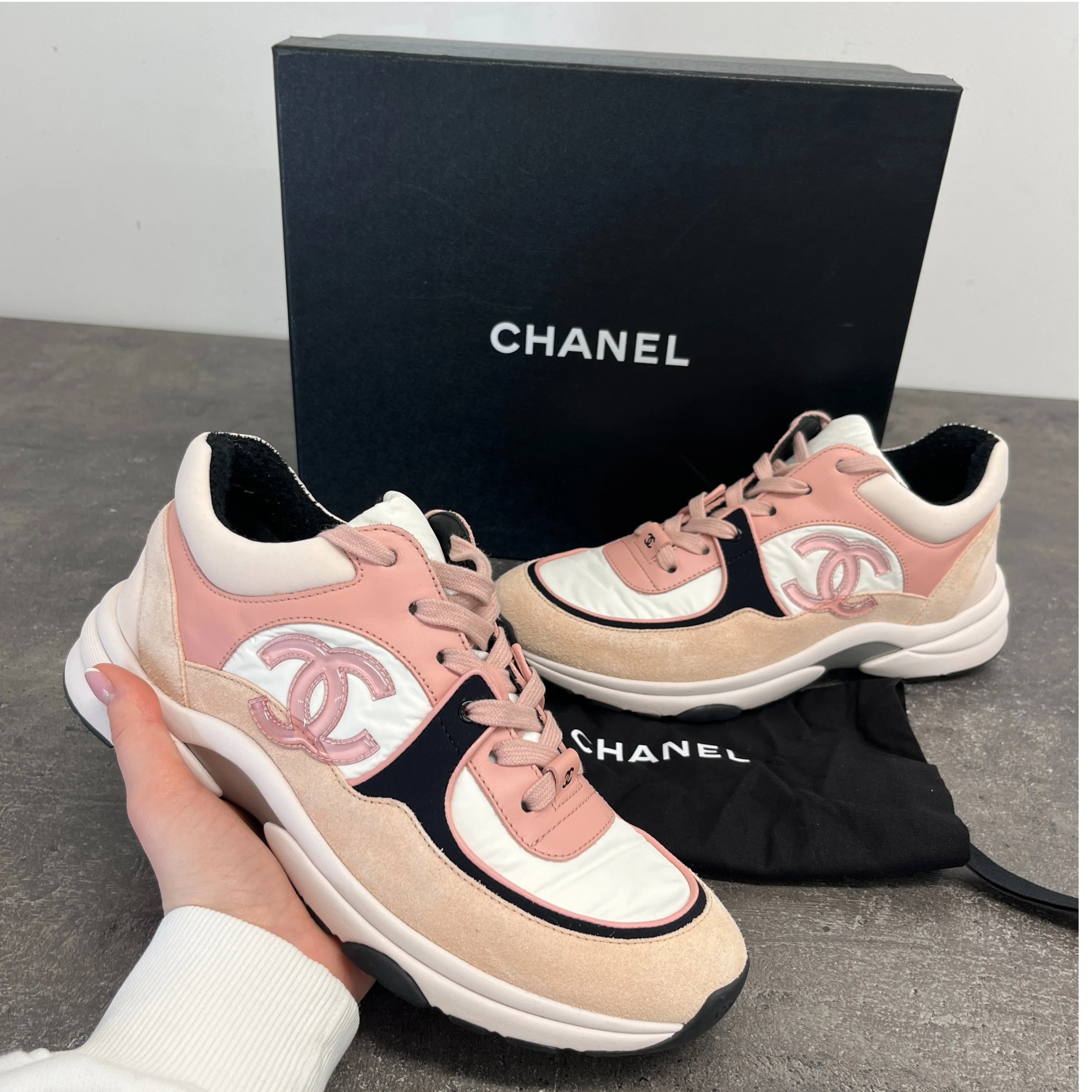 Women's Cc Runners Low Trainers Pink Size EU 38 / UK 5 - Image 12