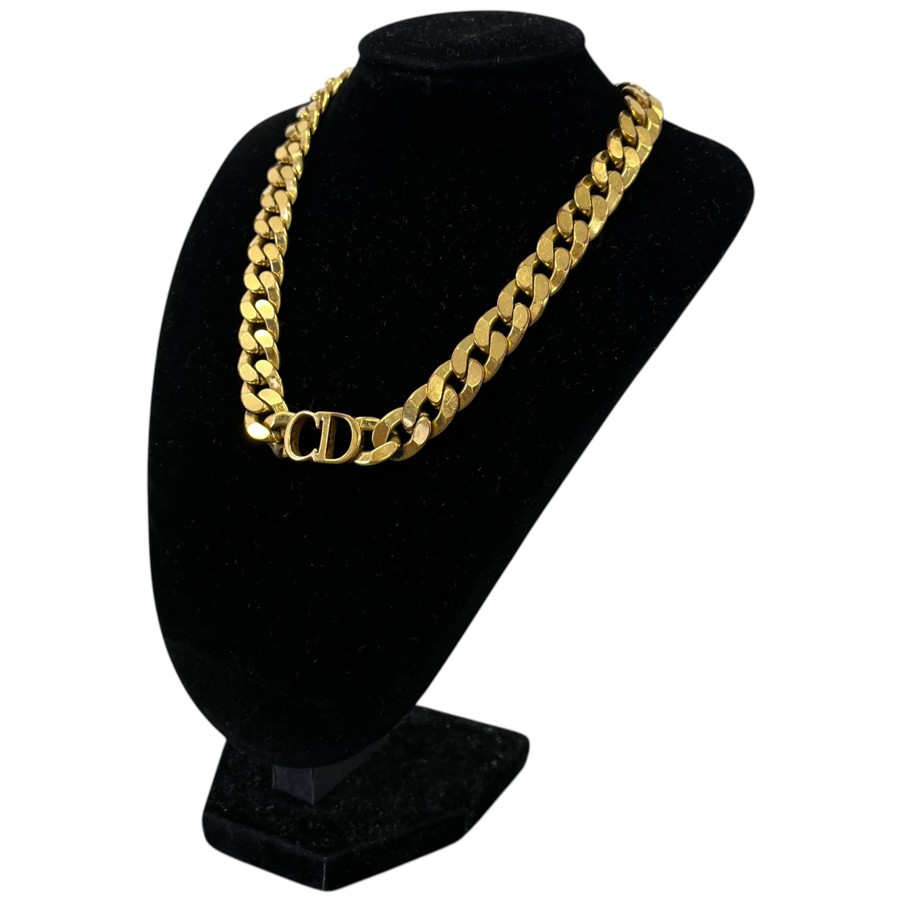 Women's Cd Danseuse Etoile Chocker Necklace Gold - Image 3