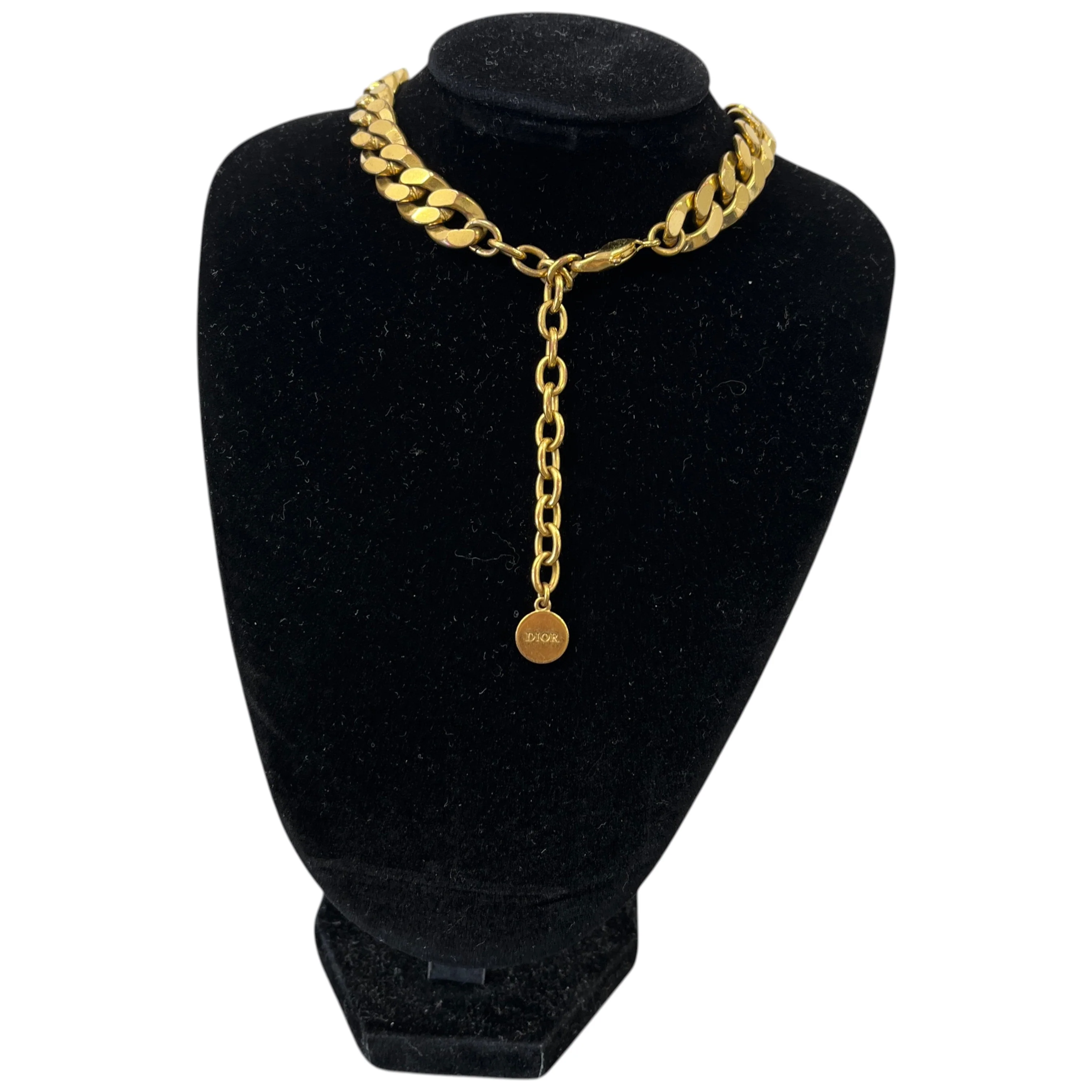 Women's Cd Danseuse Etoile Chocker Necklace Gold - Image 4