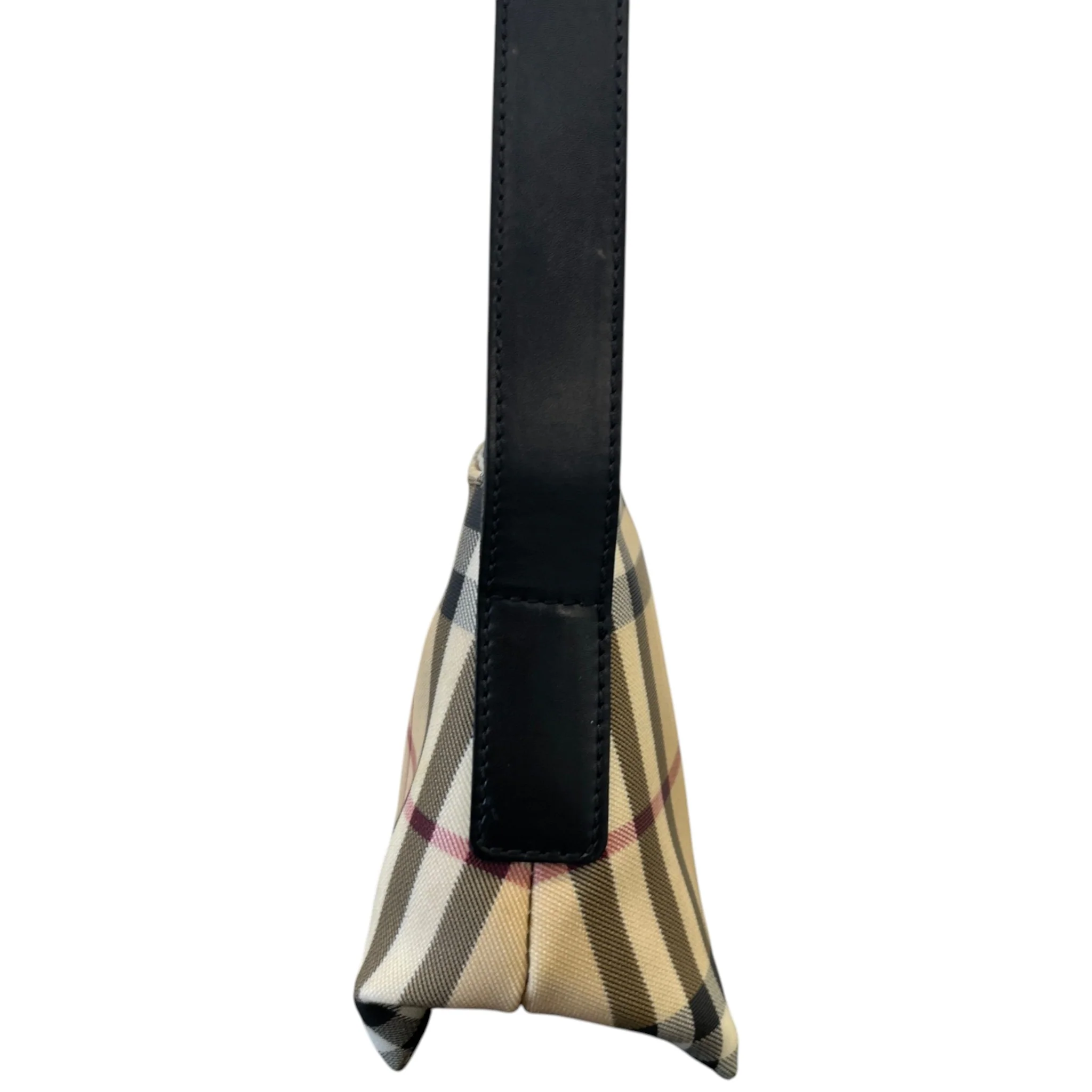 Women's Check Shoulder Bag Beige - Image 6