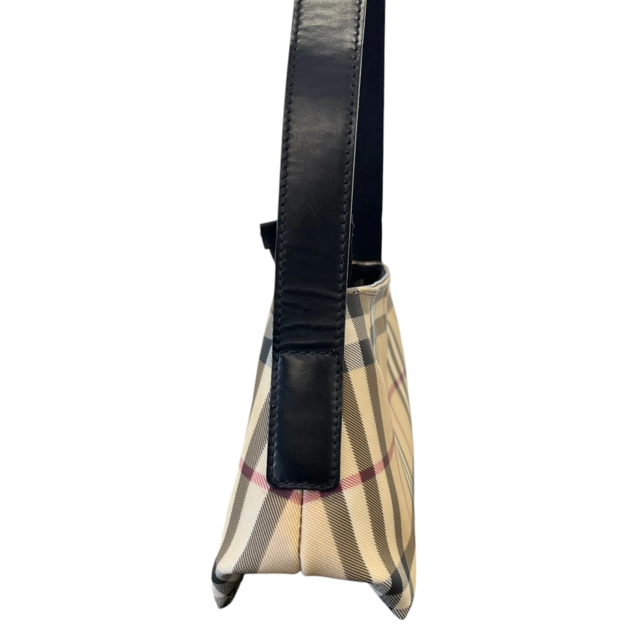 Women's Check Shoulder Bag Beige - Image 7