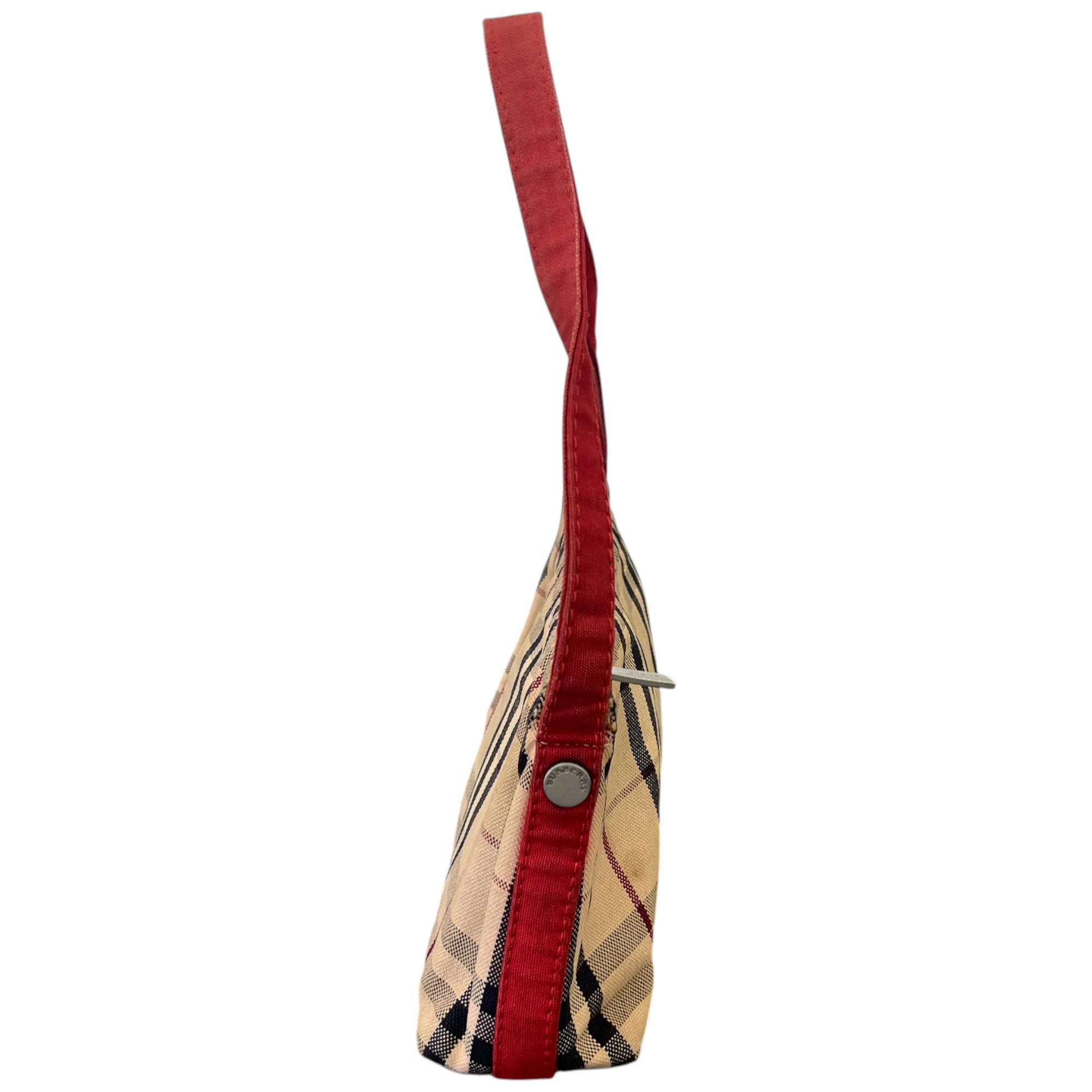 Women's Checkered Shoulder Bag Beige - Image 5