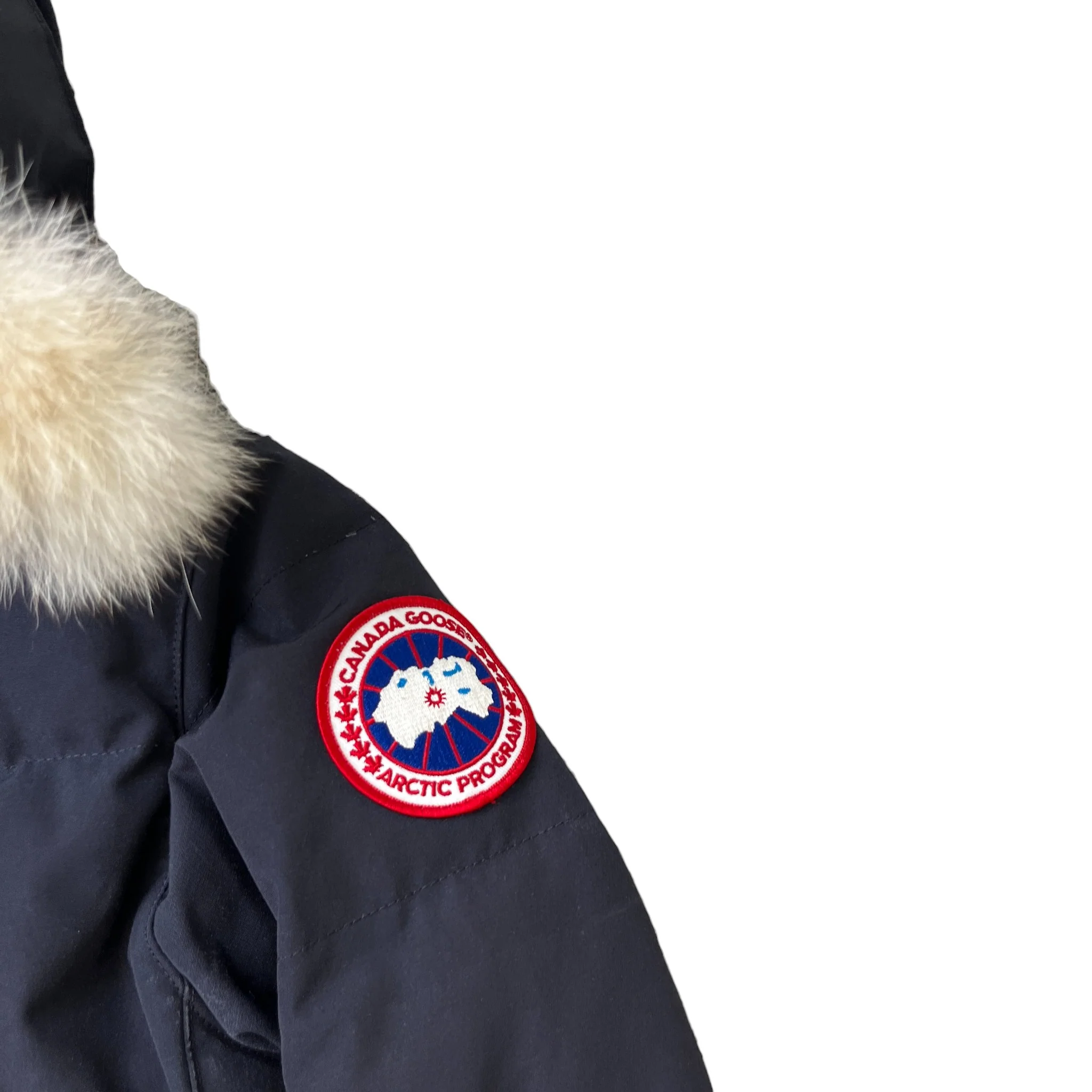 Women's Chelsea Parka Down Jacket Navy Size S - Image 5