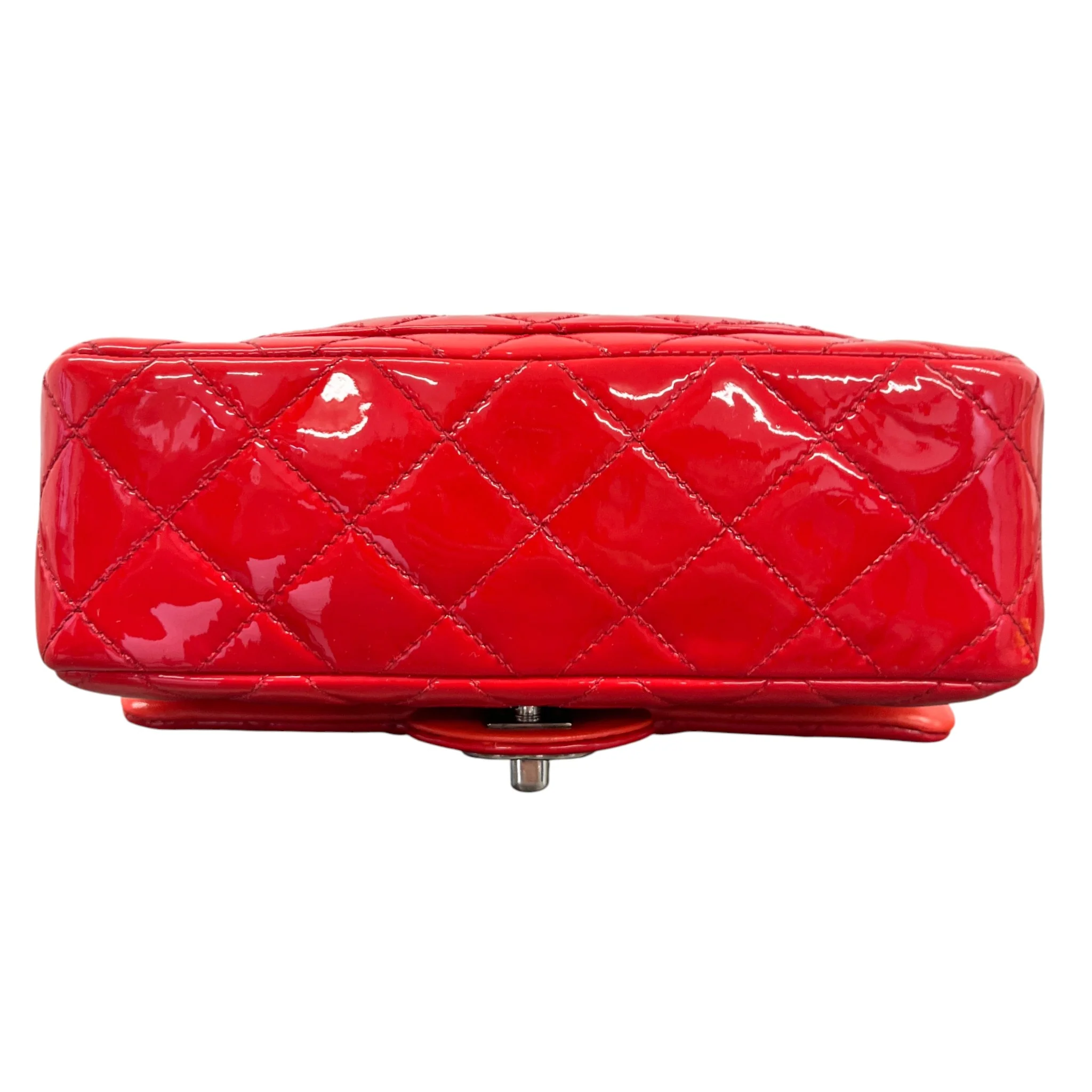 Women's Classic Single Flap Mini Handbag Red - Image 7