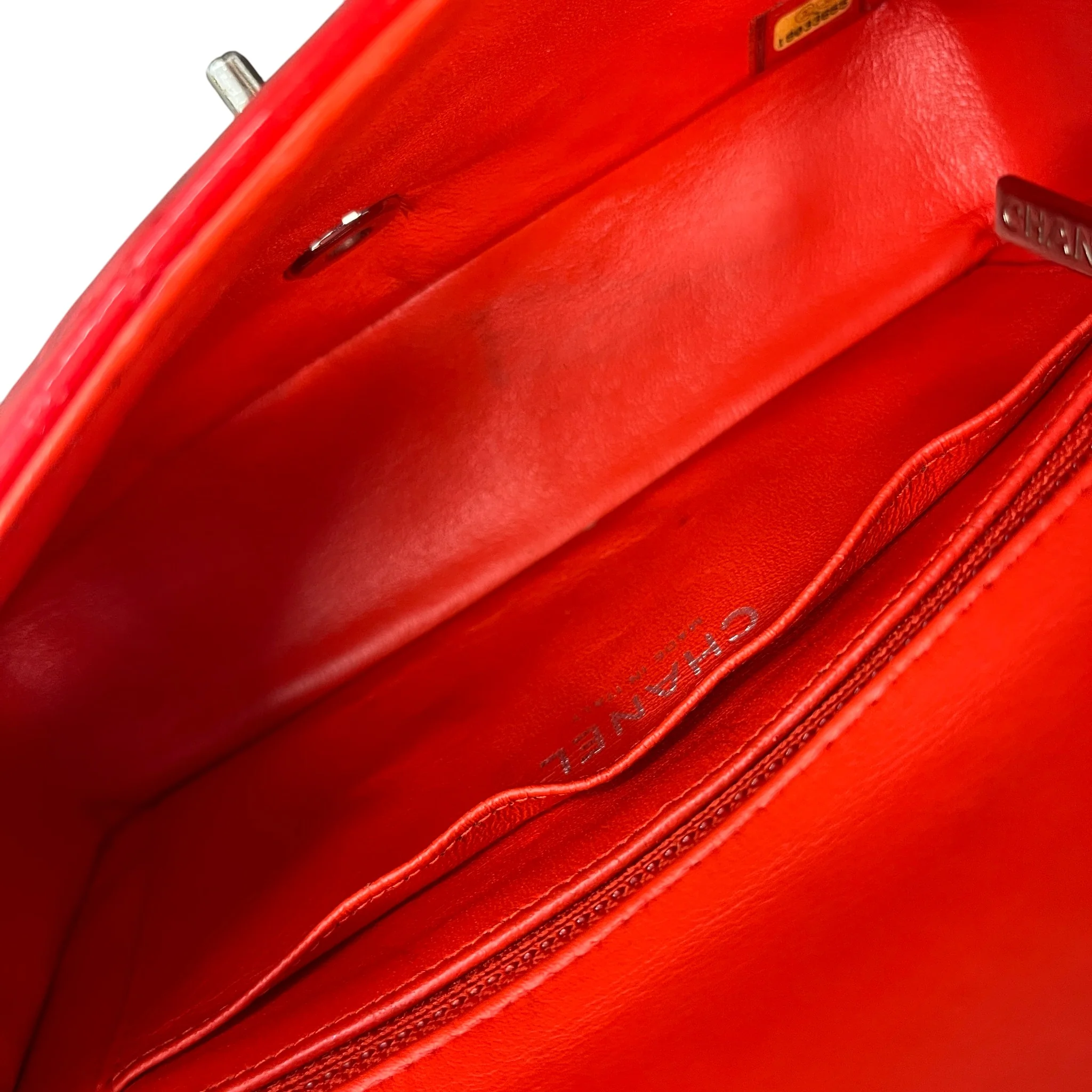 Women's Classic Single Flap Mini Handbag Red - Image 8