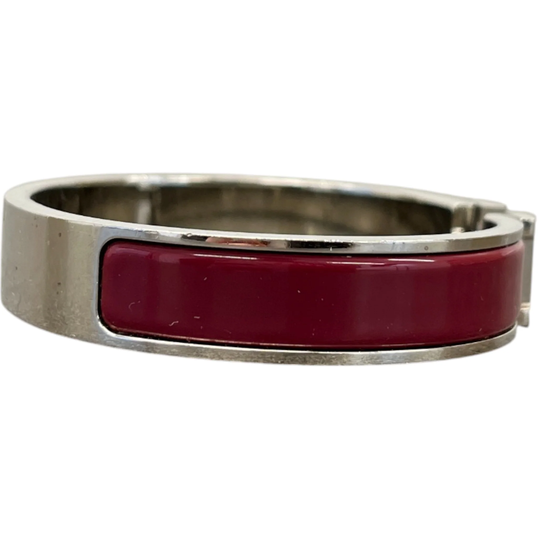 Women's Clic H Bracelet Burgundy - Image 3