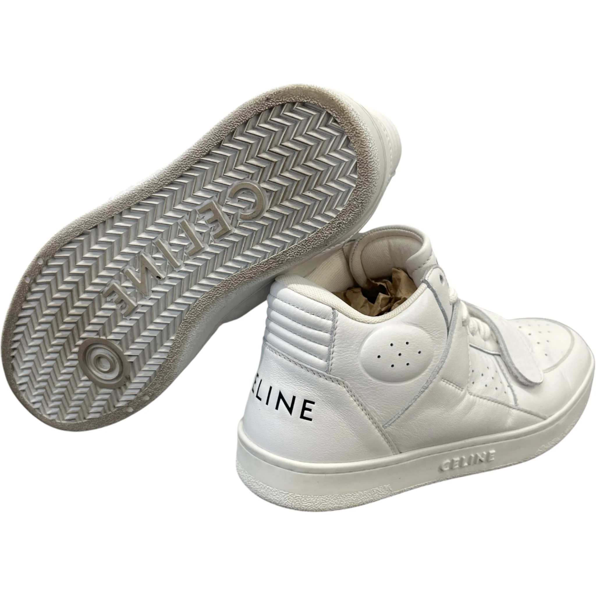 Women's Ct-02 Mid High Trainers White Size EU 37 / UK 4 - Image 10
