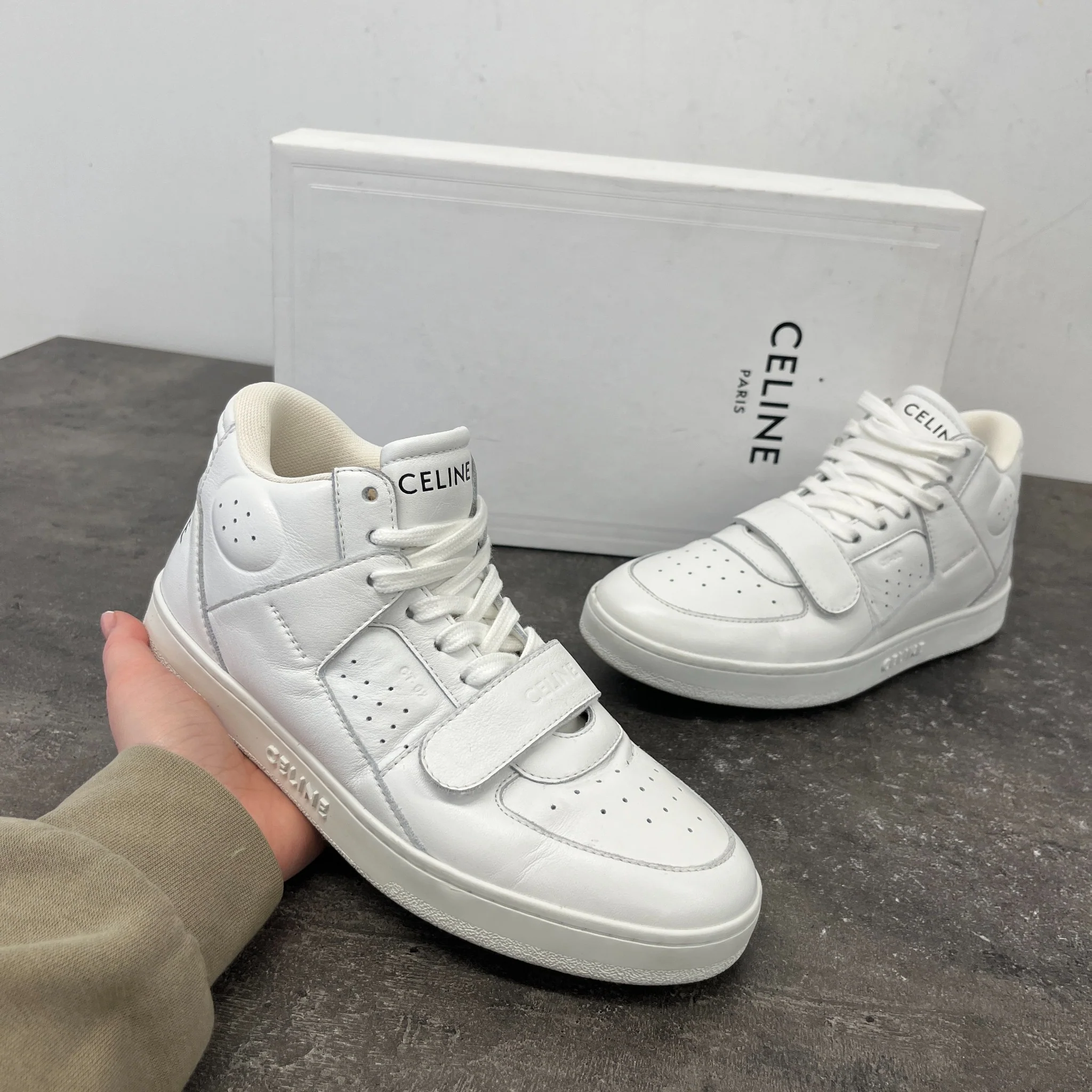 Women's Ct-02 Mid High Trainers White Size EU 37 / UK 4 - Image 12