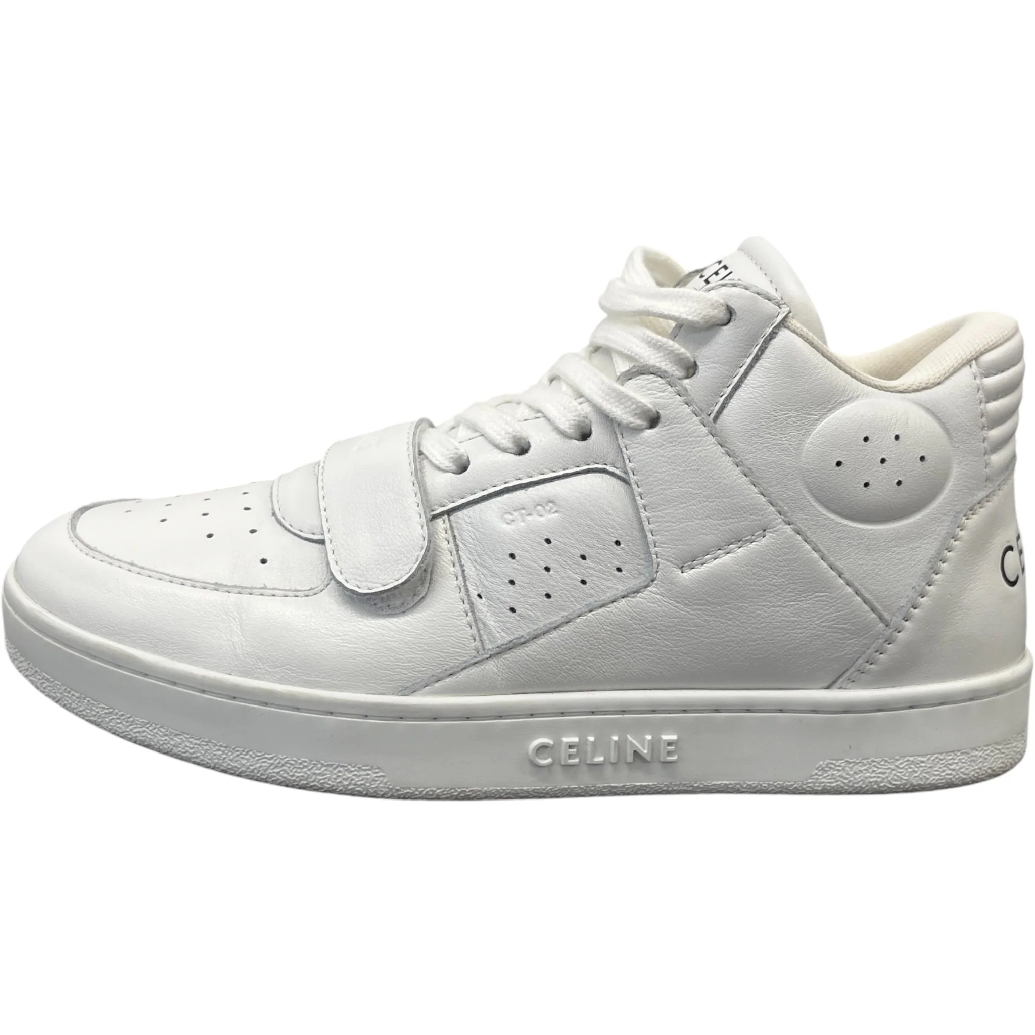 Women's Ct-02 Mid High Trainers White Size EU 37 / UK 4 - Image 5