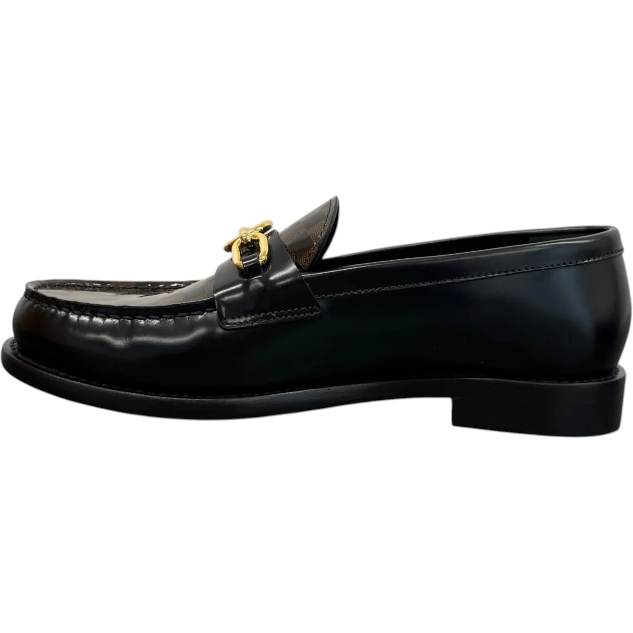 Women's Damier Academy Loafers Black Size EU 36 / UK 3 - Image 2