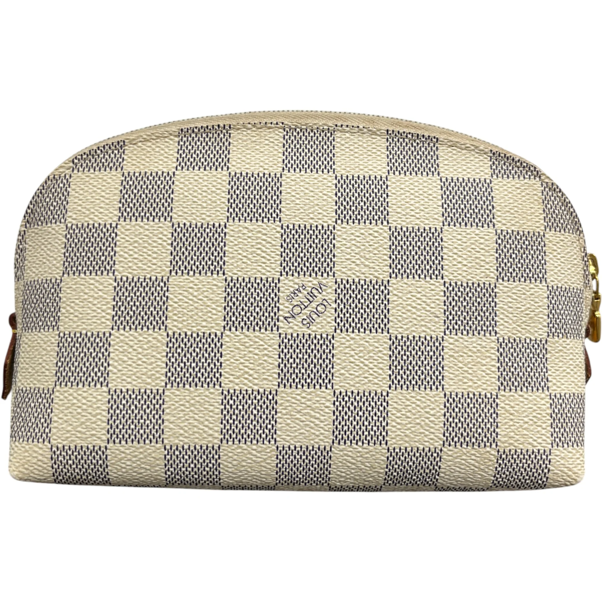 Women's Damier Azur Cosmetic Pouch White - Image 2