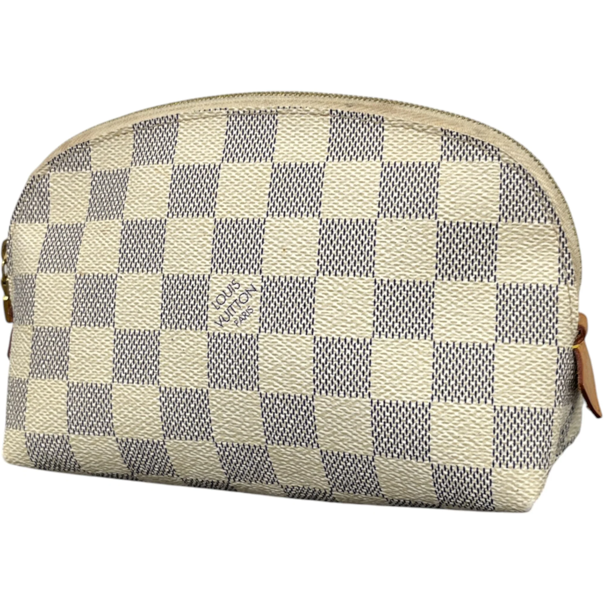 Women's Damier Azur Cosmetic Pouch White - Image 4
