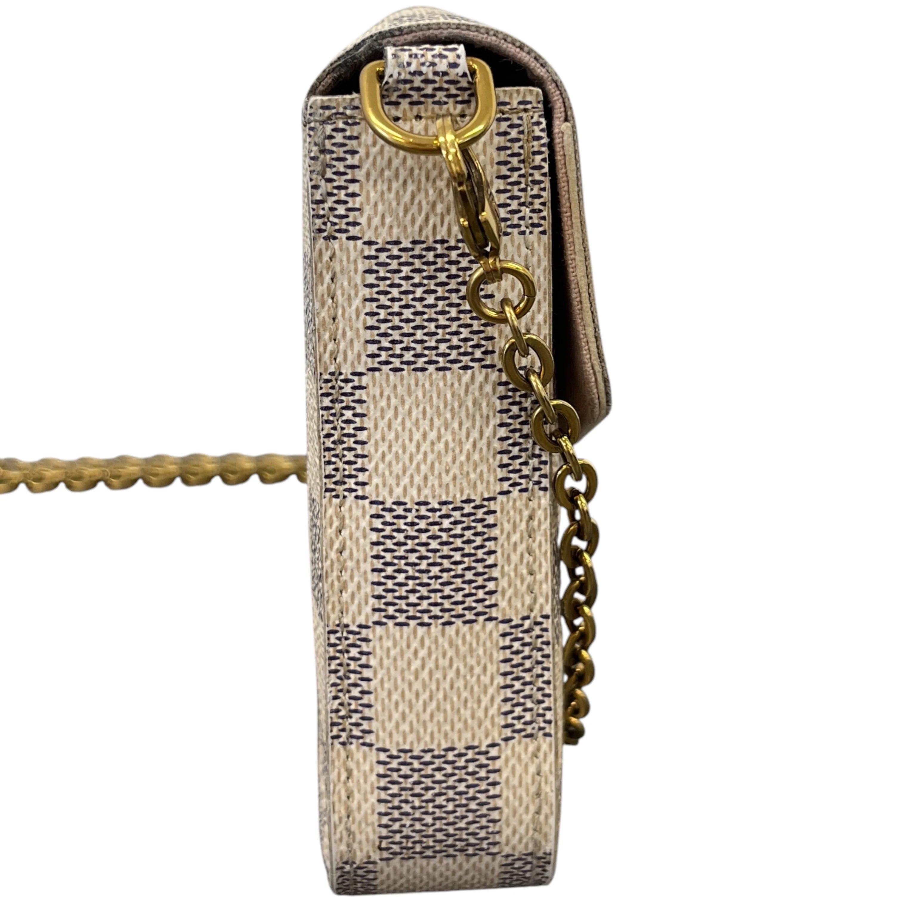 Women's Damier Azur Félicie Pochette Bag Cream - Image 6