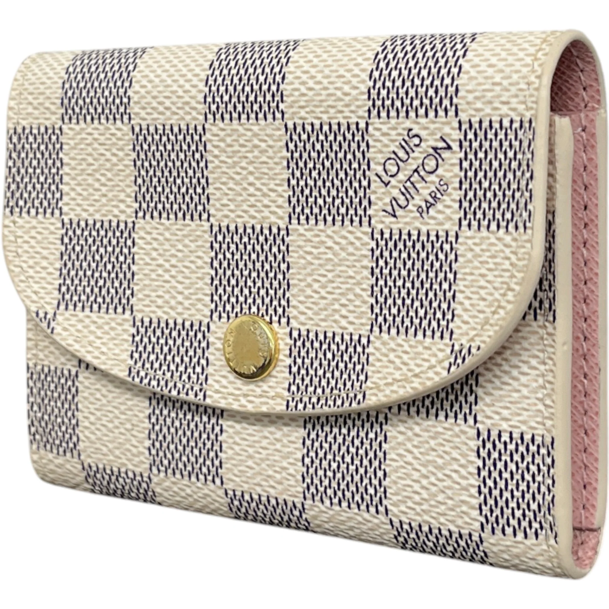 Women's Damier Azur Rosalie Coin Purse Cream - Image 4