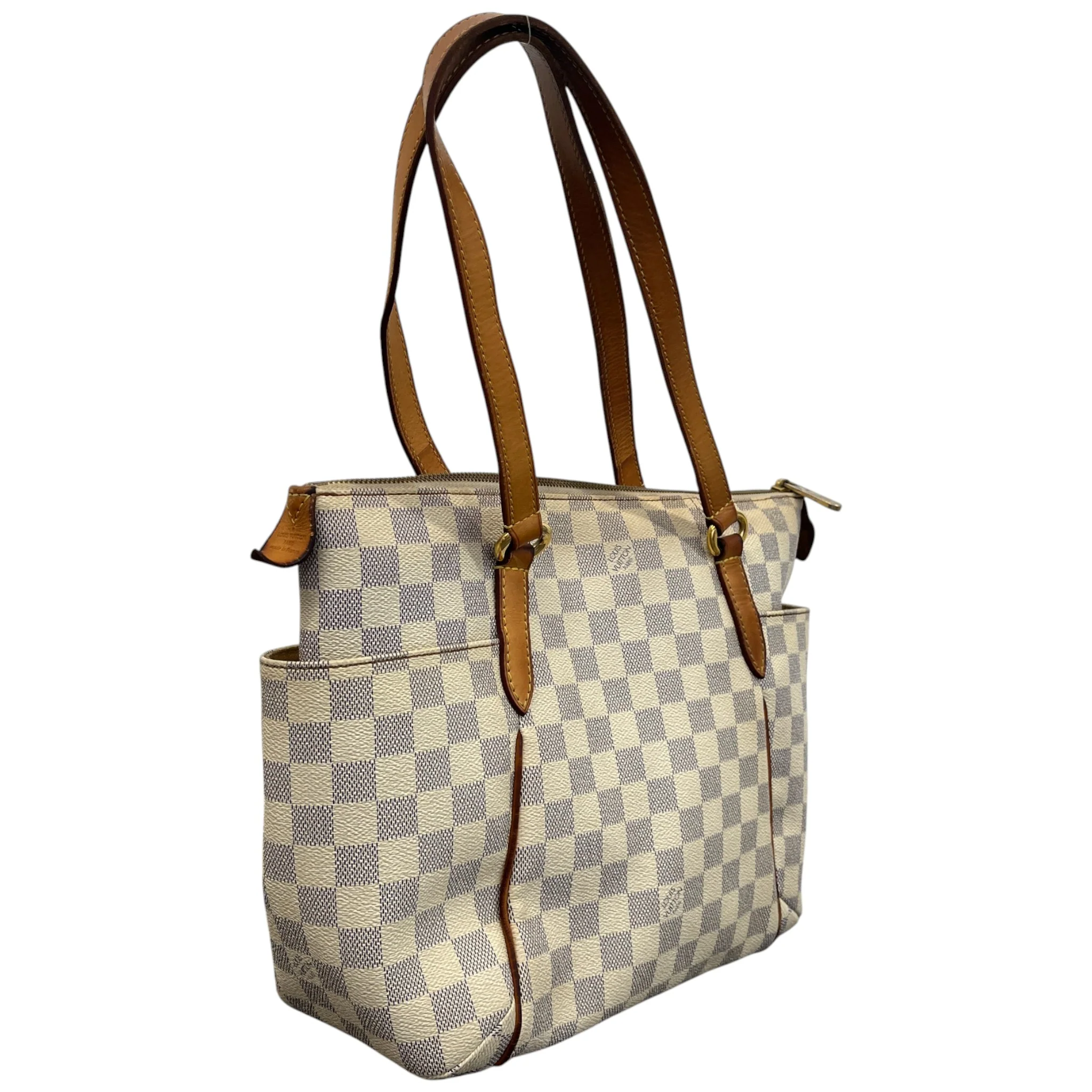 Women's Damier Azur Totally Mm Bag White - Image 3
