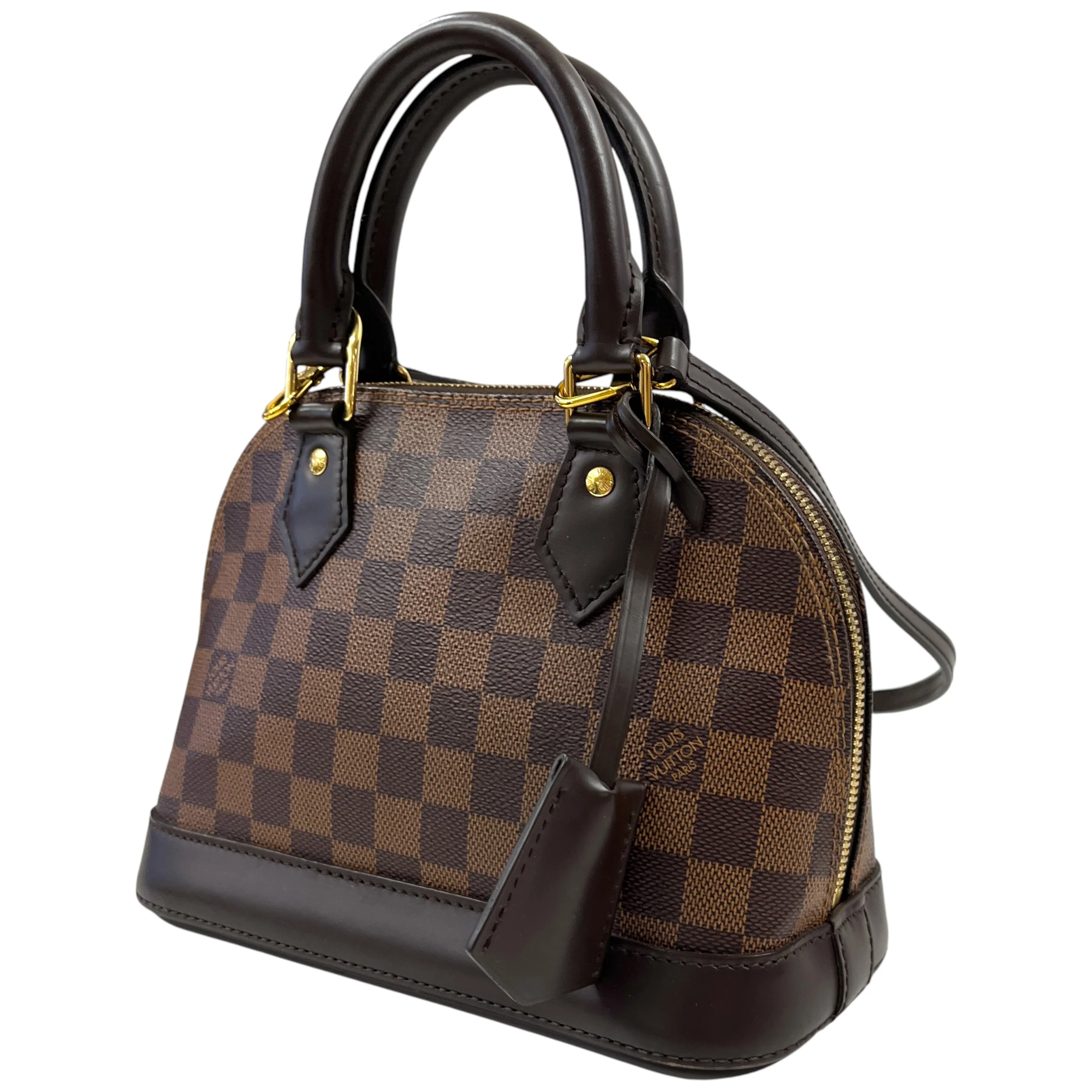 Women's Damier Ebene Alma Bb Handbag Brown - Image 5