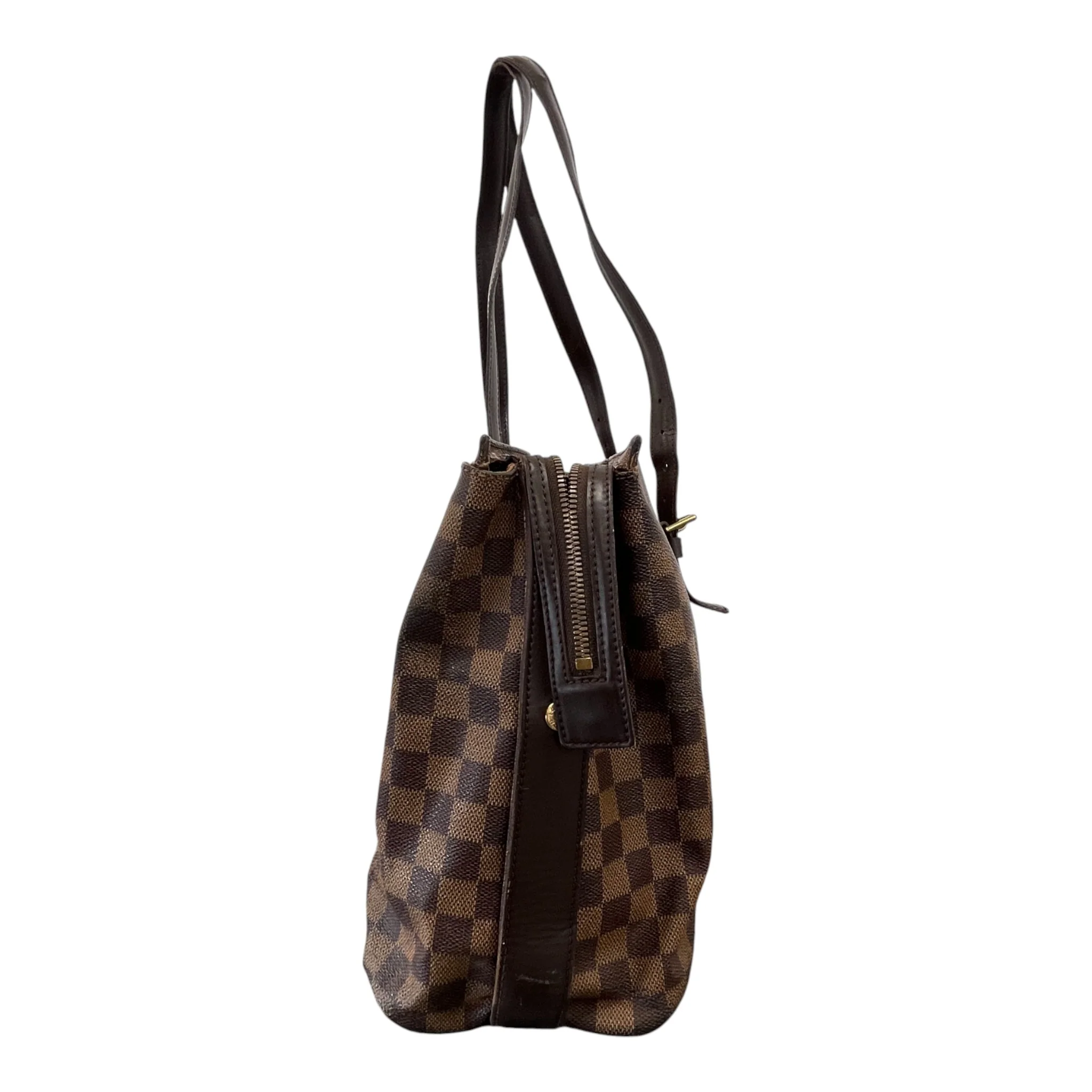 Women's Damier Ebene Chelsea Handbag Brown - Image 6