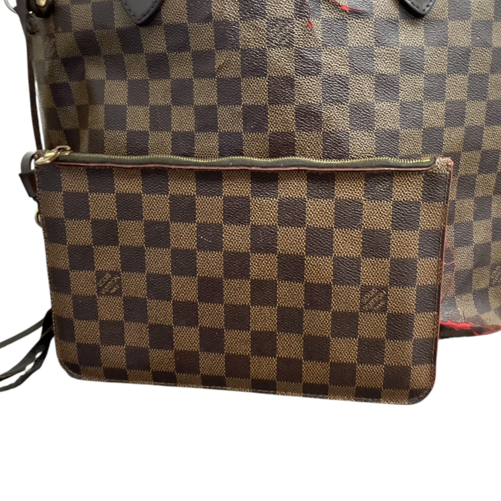 Women's Damier Ebene Neverfull Mm Bag Brown - Image 11
