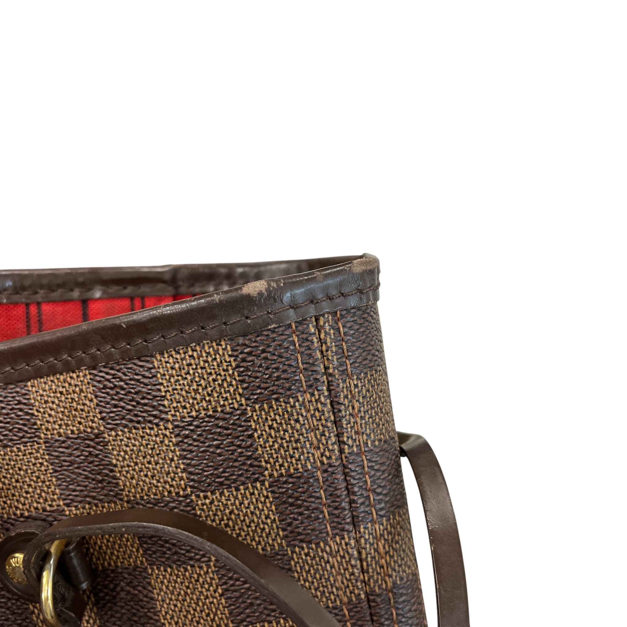 Women's Damier Ebene Neverfull Mm Handbag Brown - Image 15