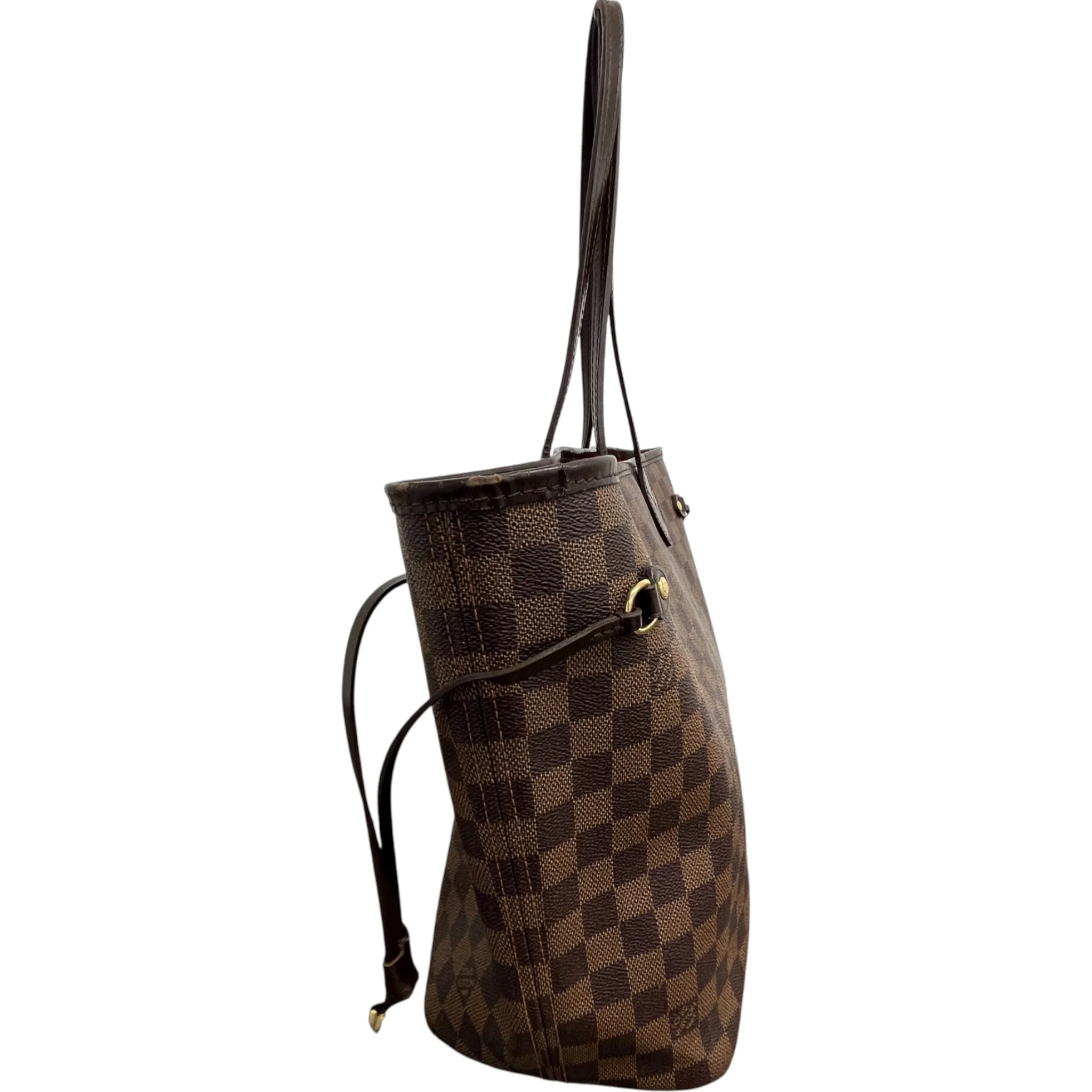 Women's Damier Ebene Neverfull Mm Handbag Brown - Image 7